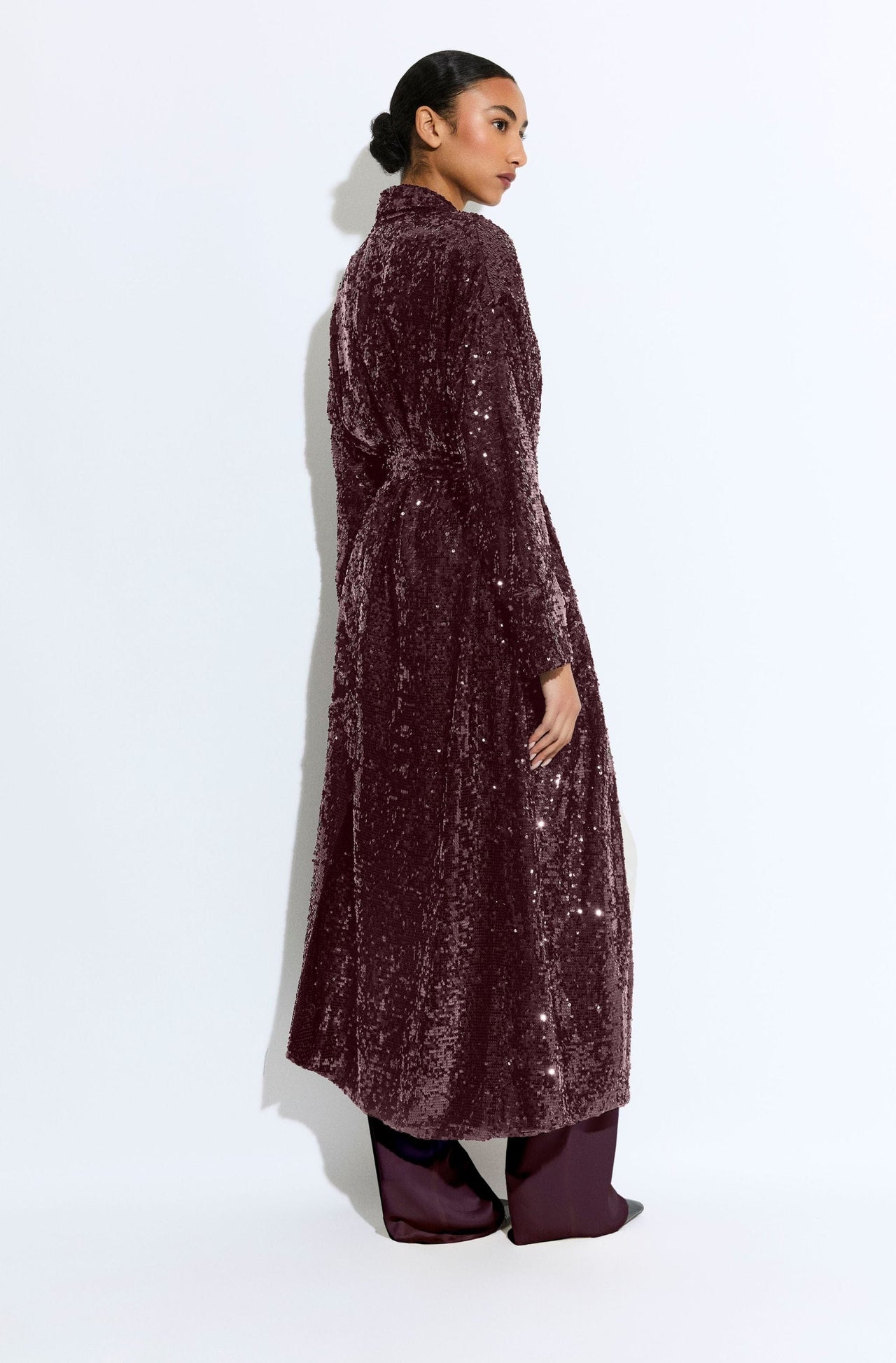 Sequin Duster Coat