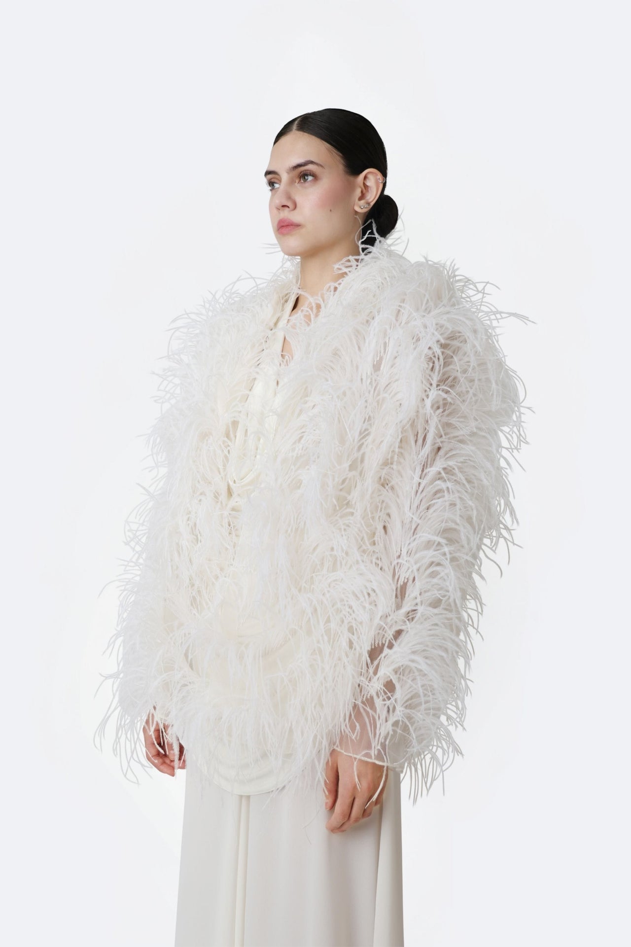 Marbled Feathers Jacket - LAPOINTE
