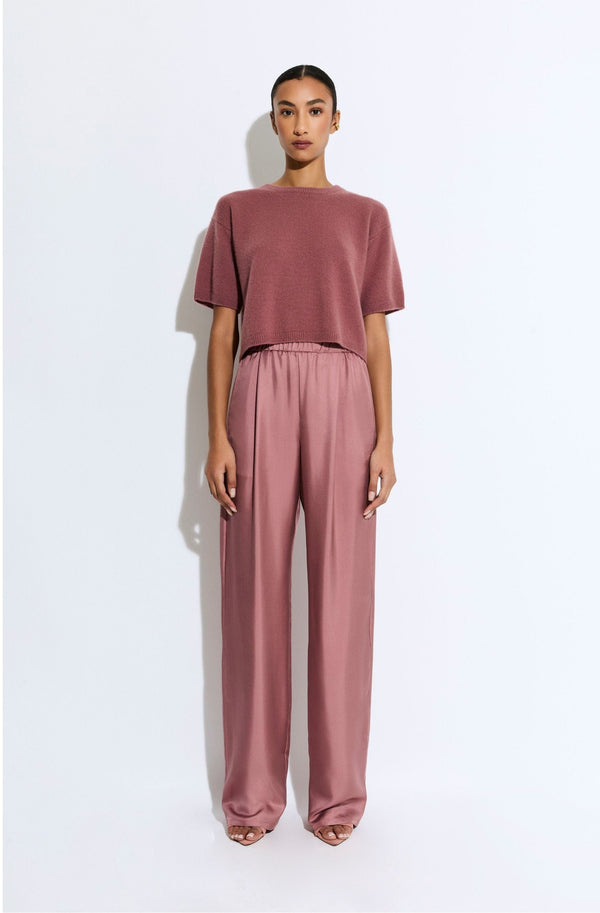 Silky Twill Elastic Waist Pant - LAPOINTE