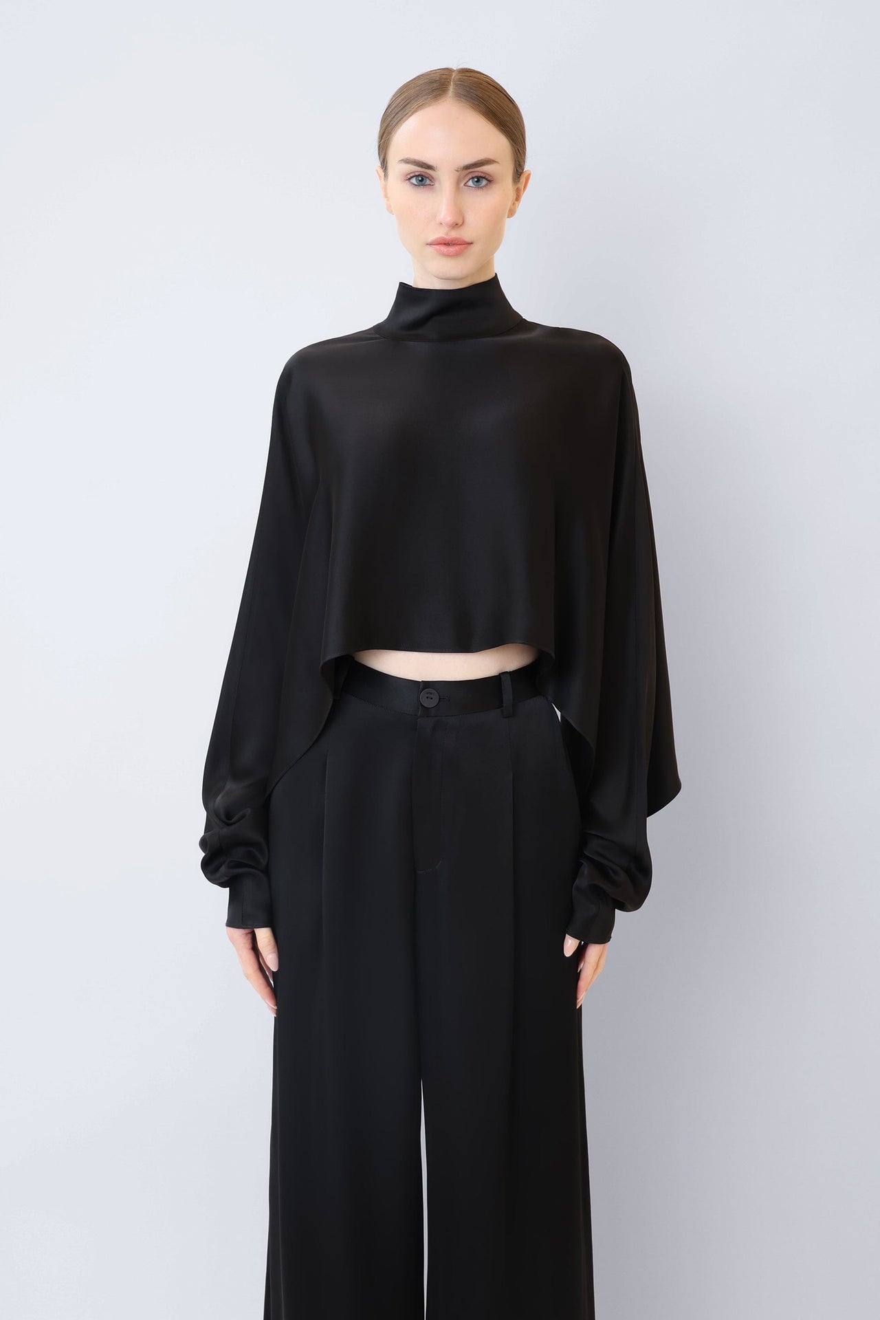 Satin Caftan Top - LAPOINTE