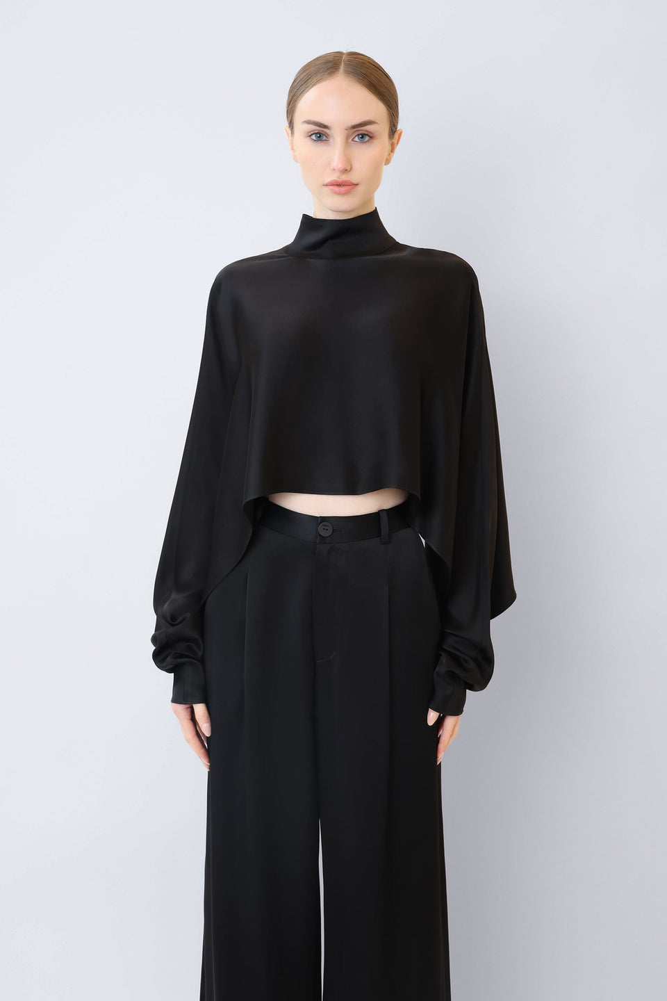 Satin Caftan Top - LAPOINTE