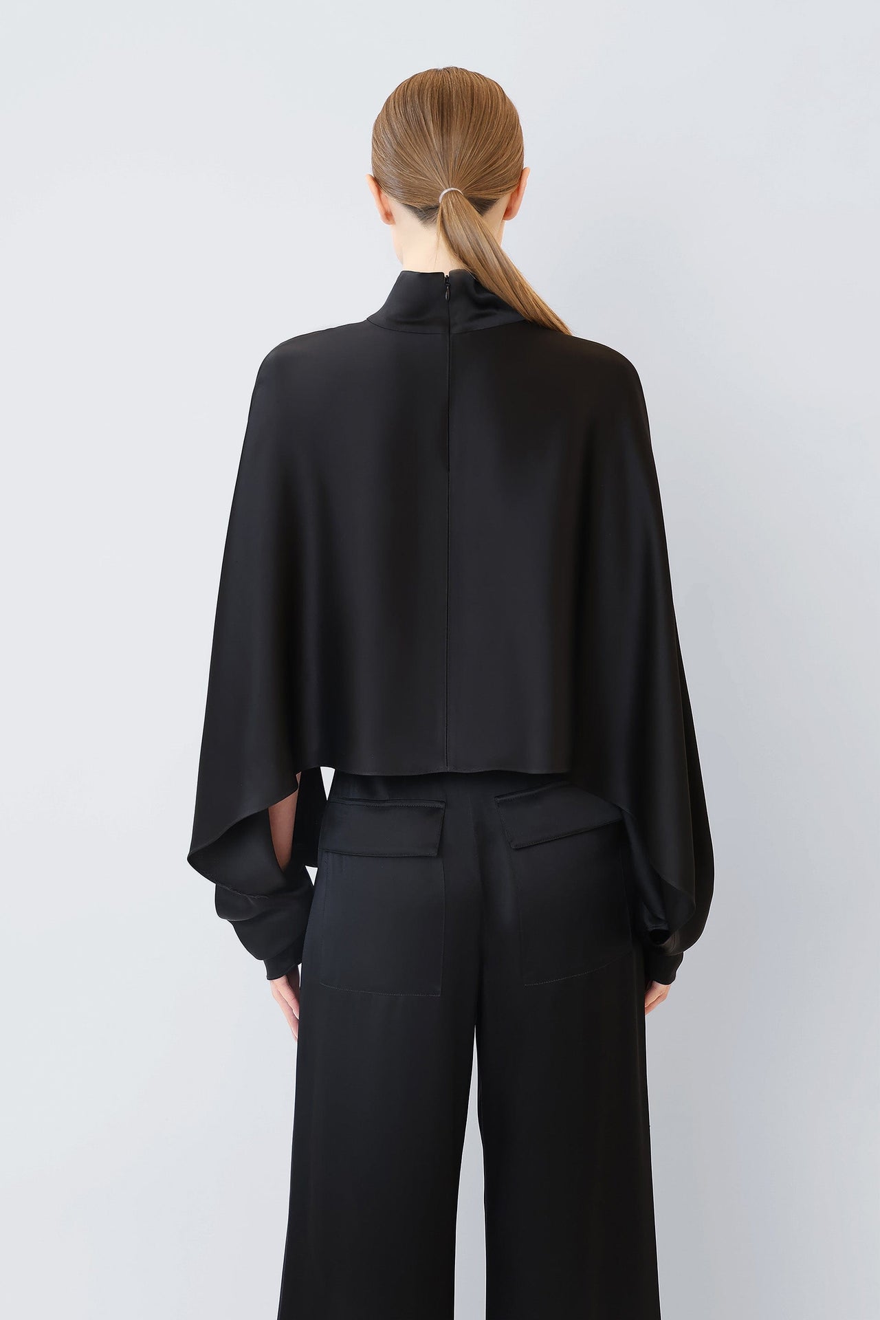 Satin Caftan Top - LAPOINTE