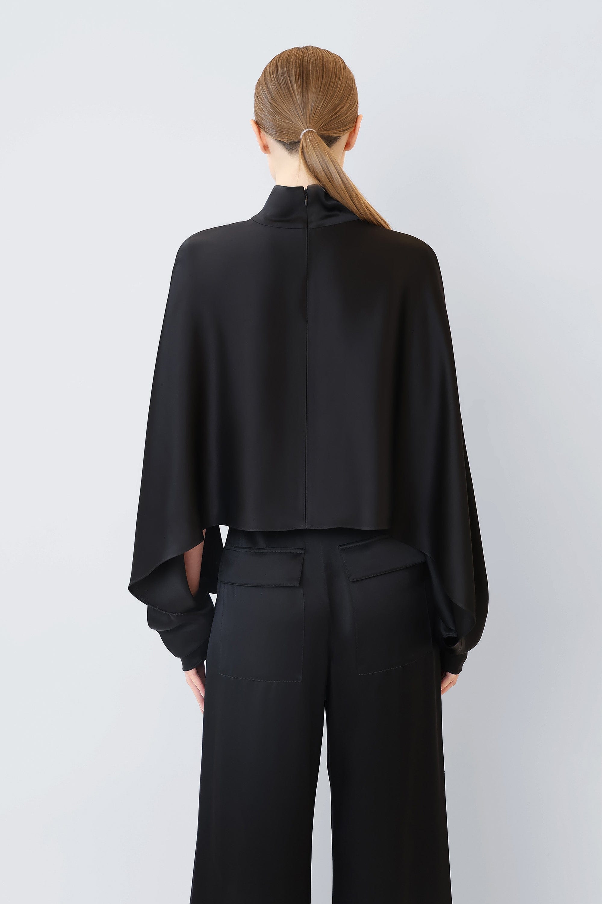 Satin Caftan Top - LAPOINTE