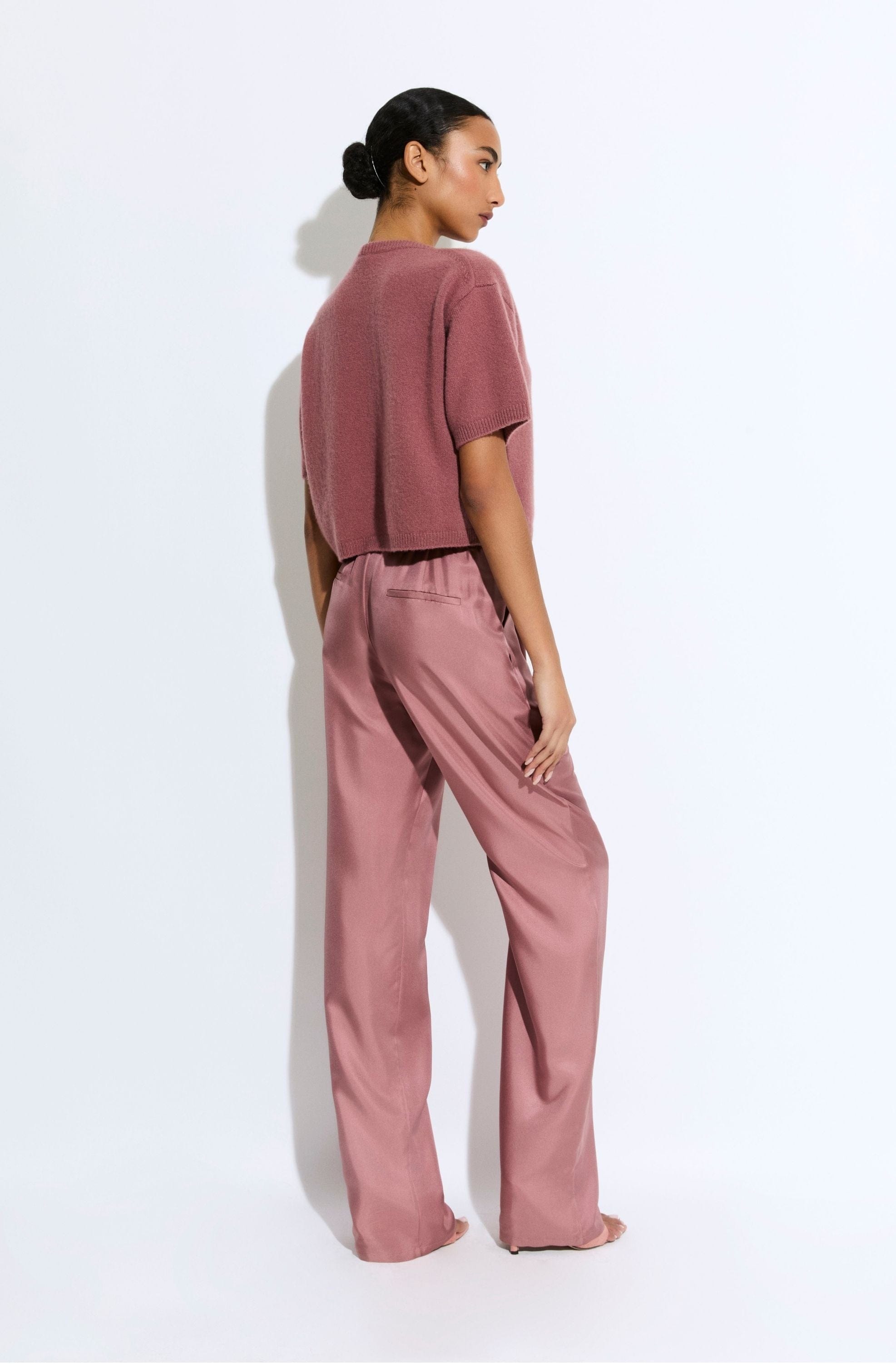 Silky Twill Elastic Waist Pant - LAPOINTE