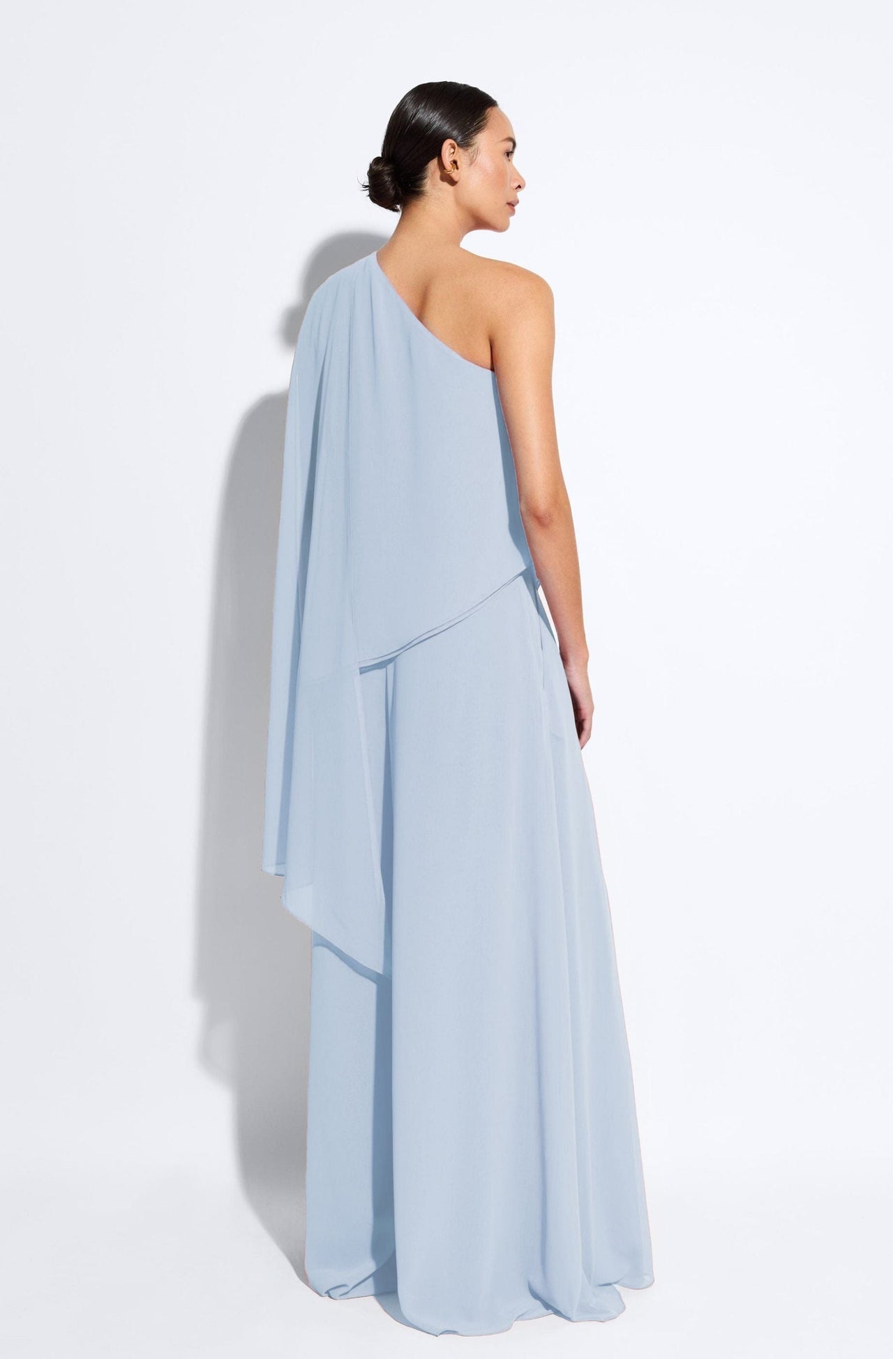 Lightweight Georgette One Shoulder Top