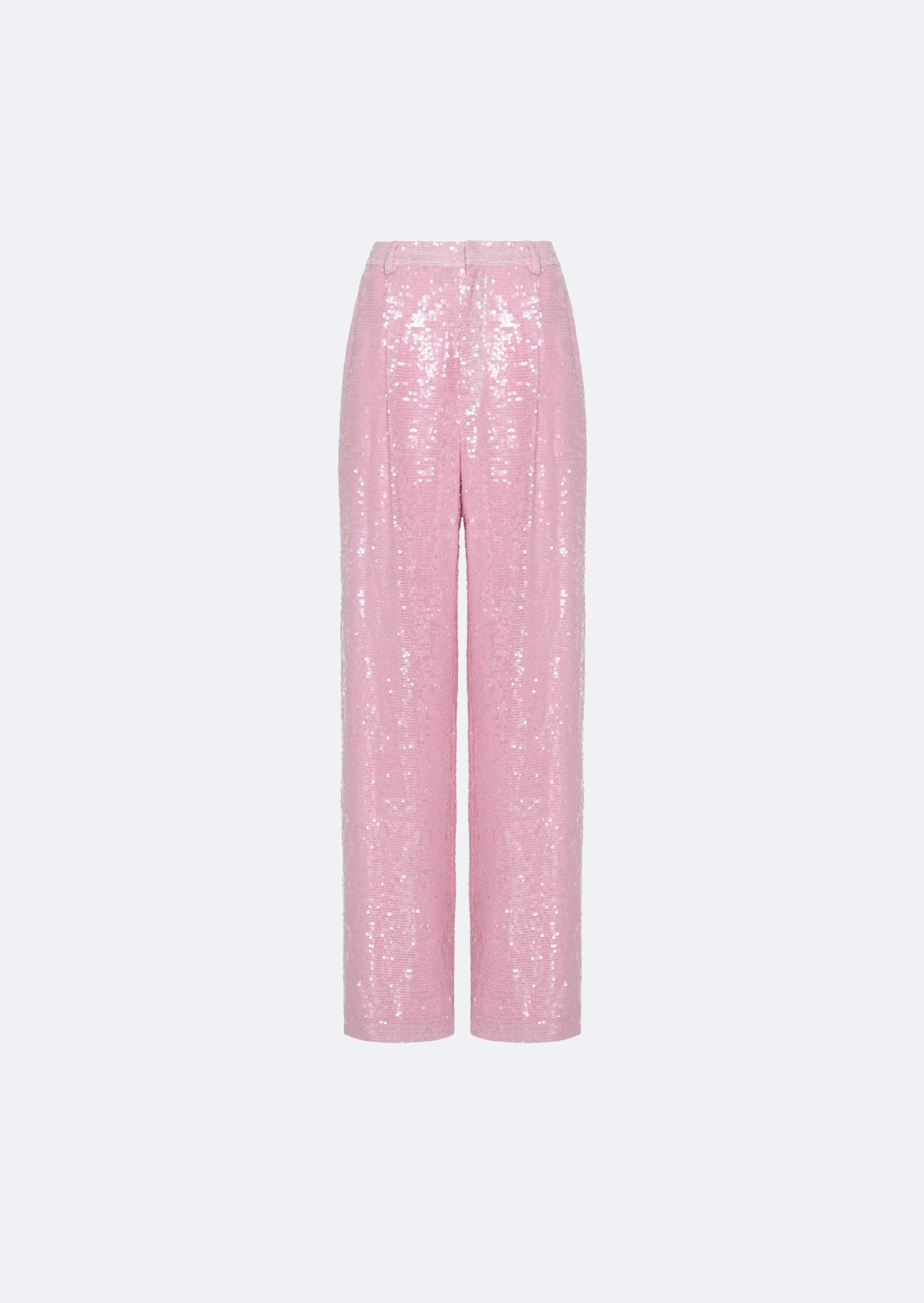 Sequin Relaxed Pleated Pant