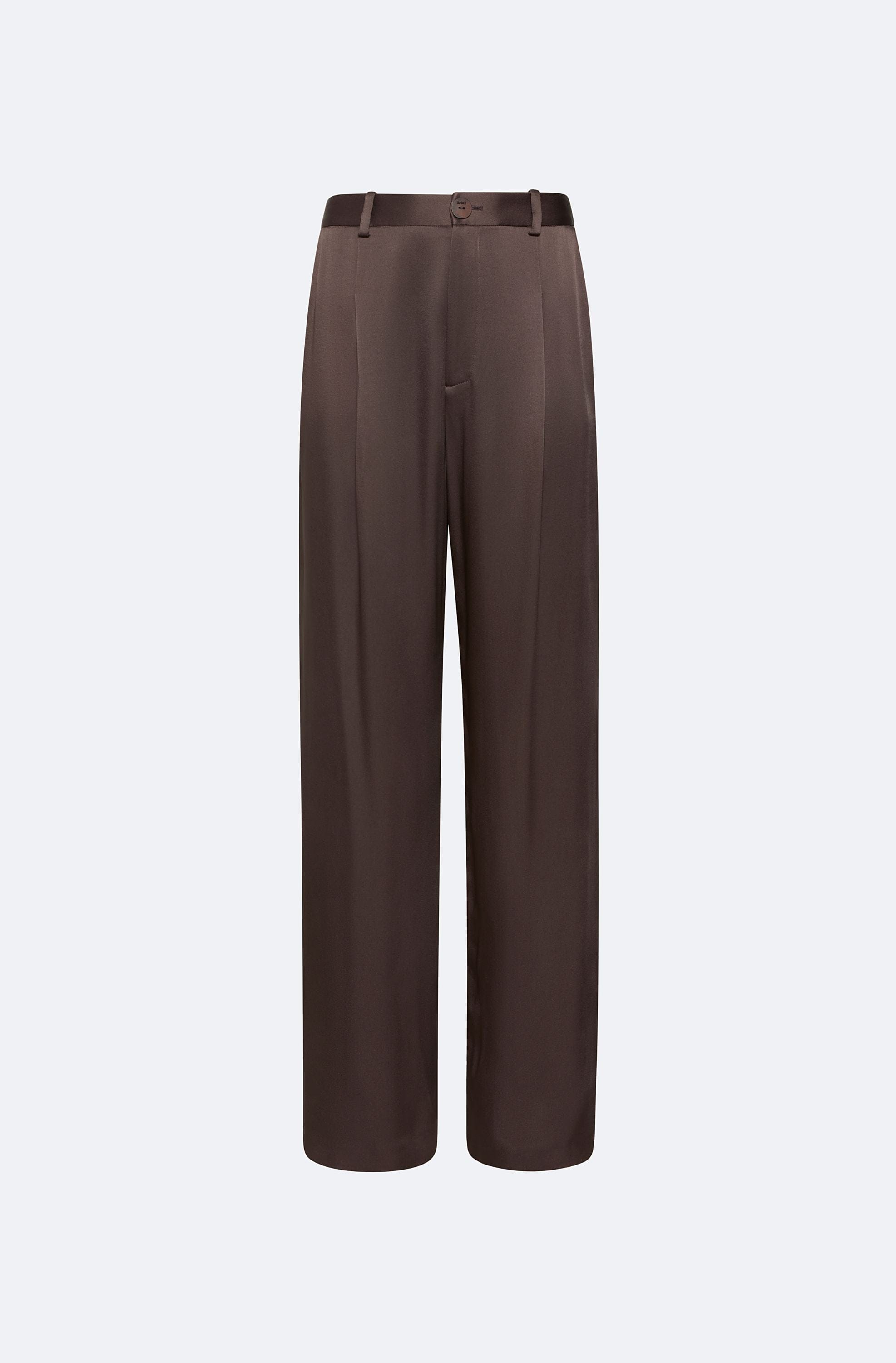 Satin Relaxed Pleated Pant - LAPOINTE