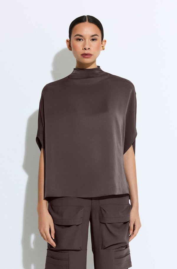 Satin Cape Tee - LAPOINTE