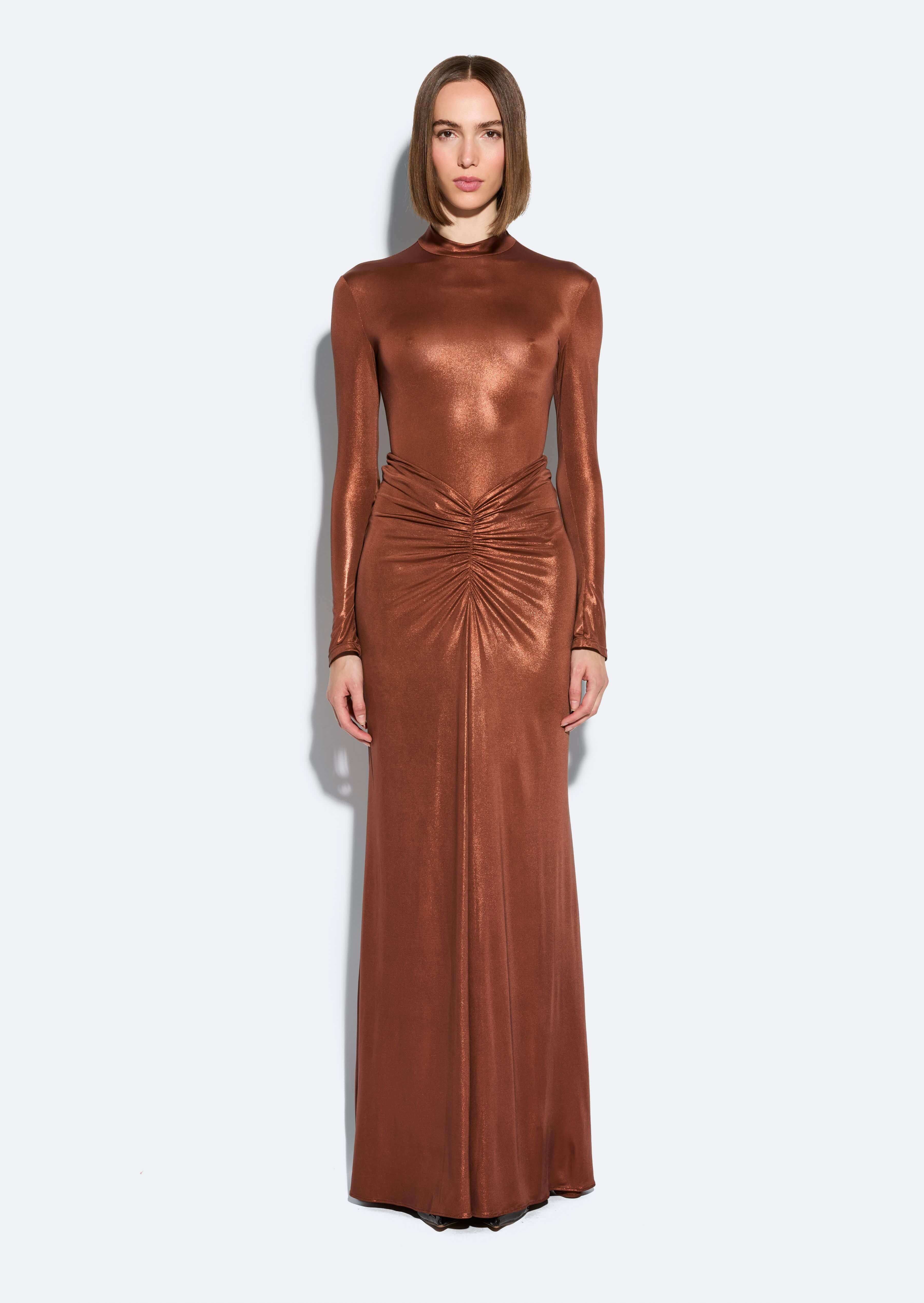スカート 8249 Two-way color combination maxi skirt brown Cute Brown Maxi Skirt | Matching 2-Piece Sets | ShopDressUp