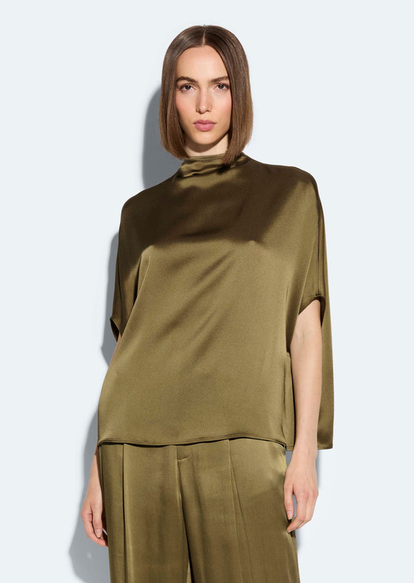 Satin Cape Tee