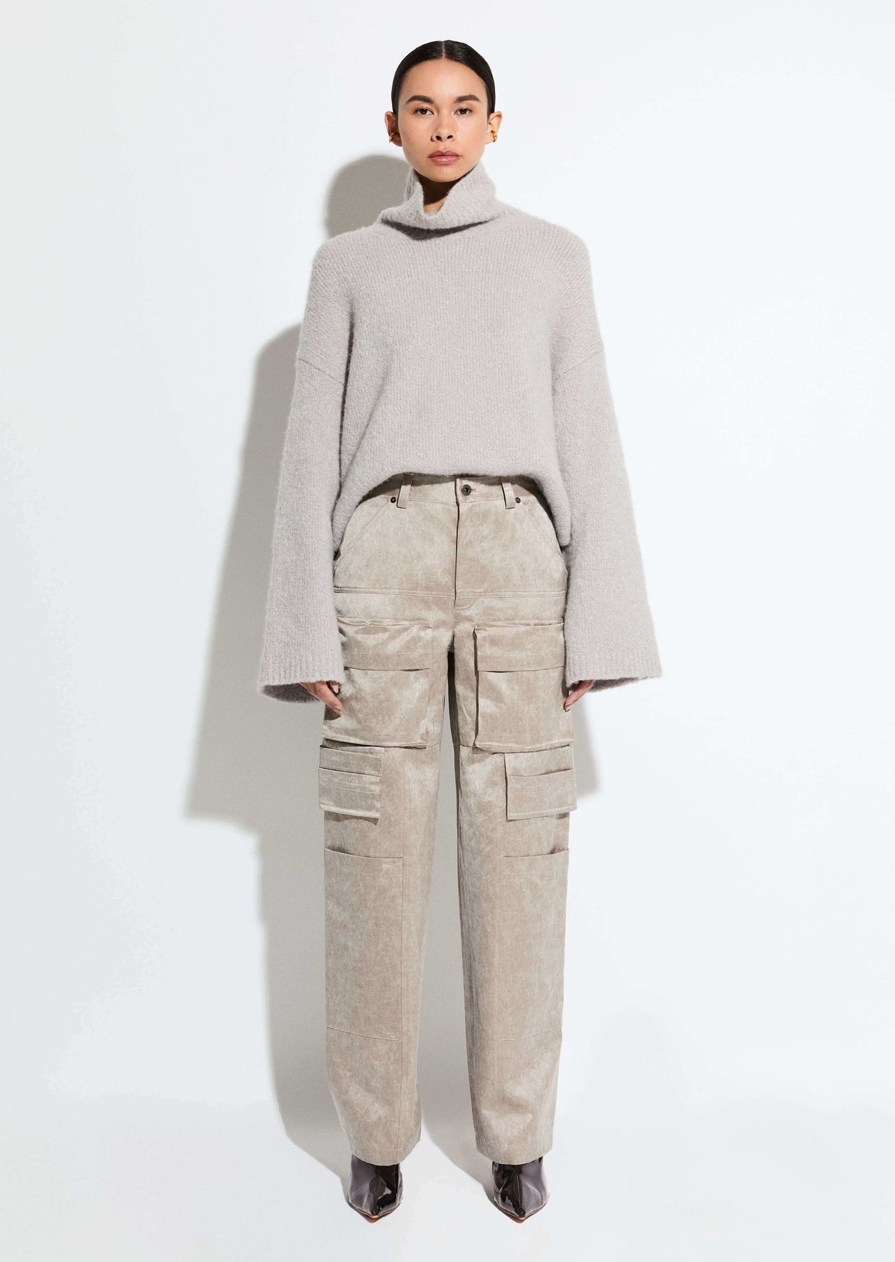 Washed Cotton Utility Pant