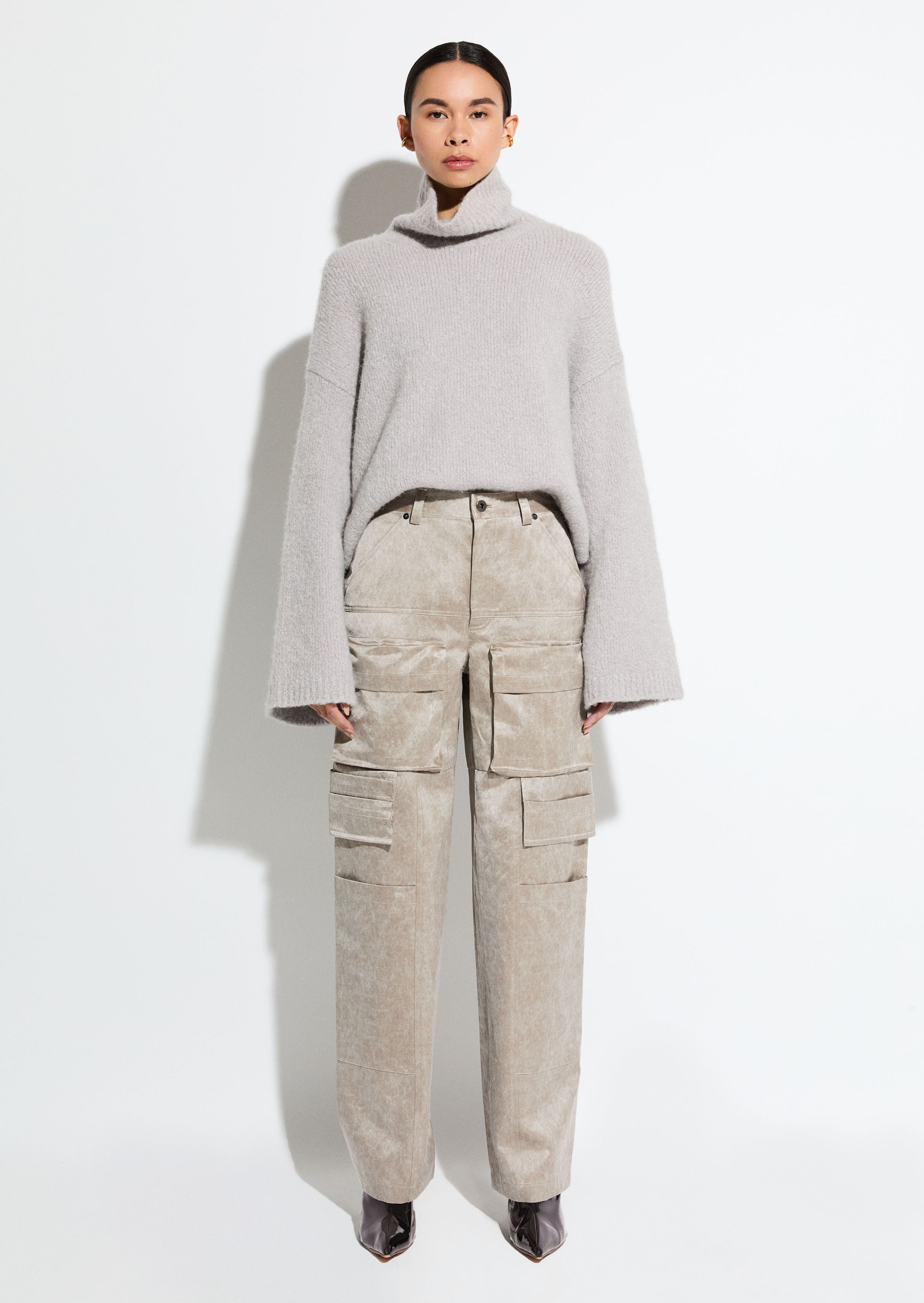 Washed Cotton Utility Pant