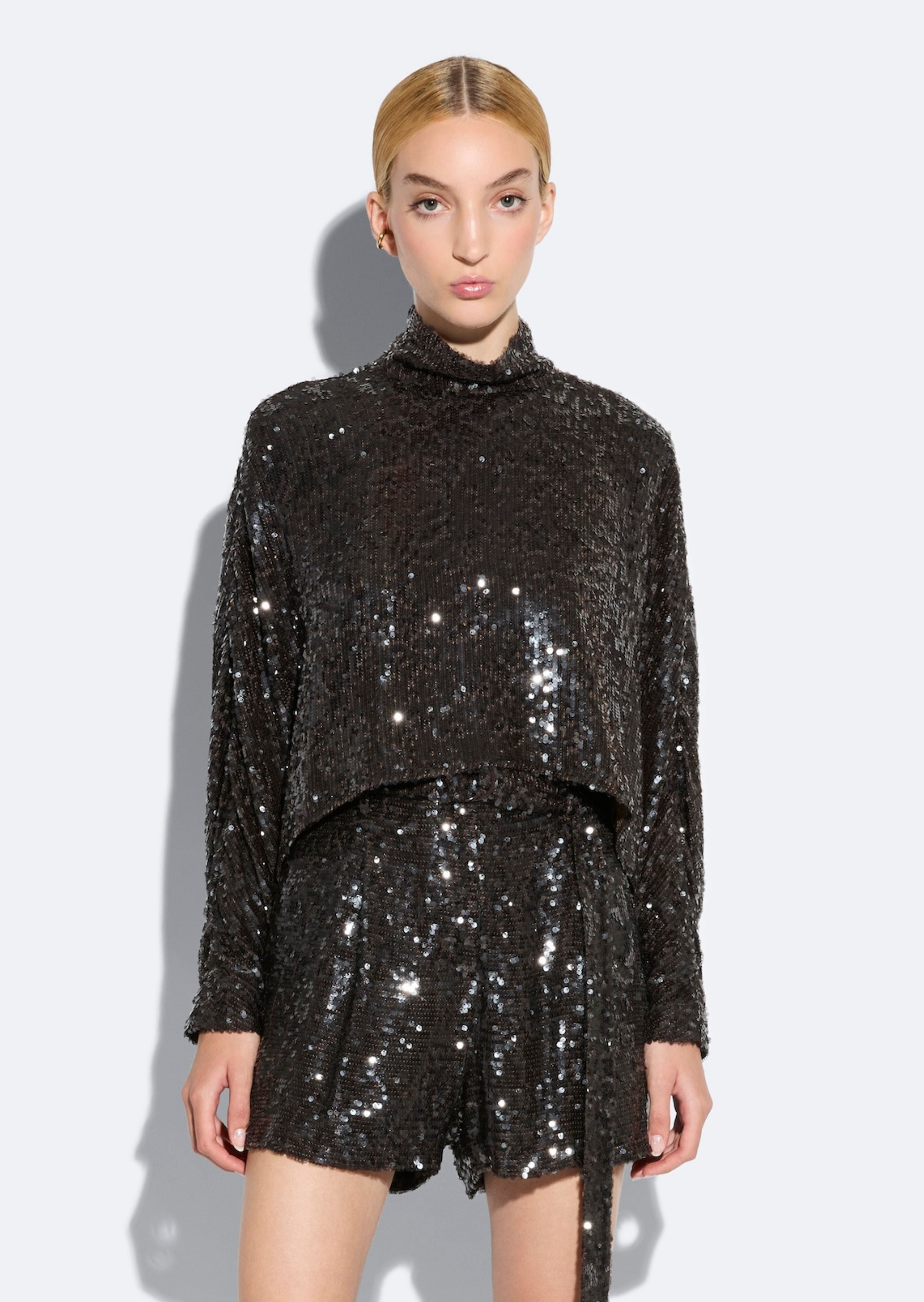 Sequin Caftan Top