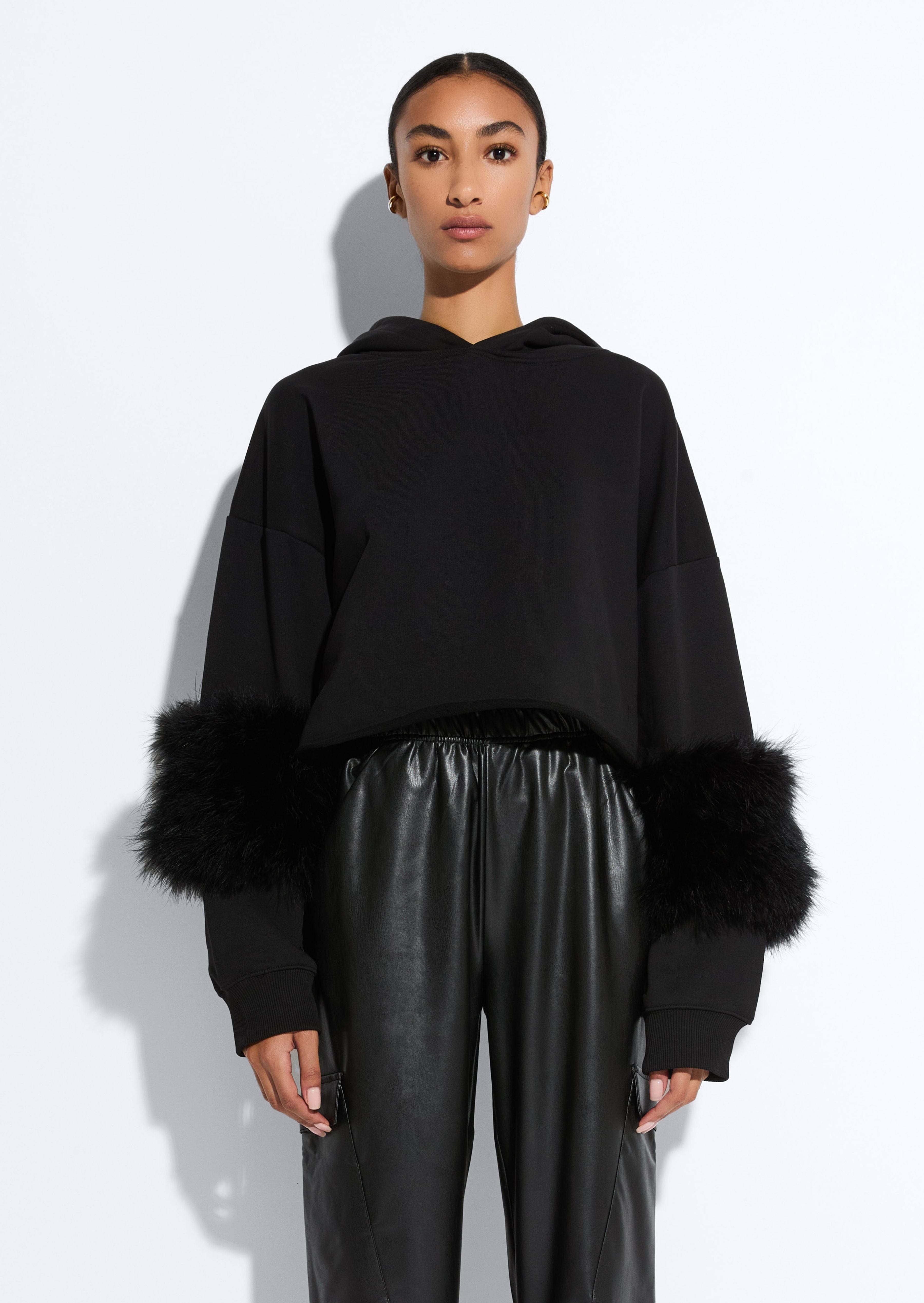 Marabou fur popular sweater