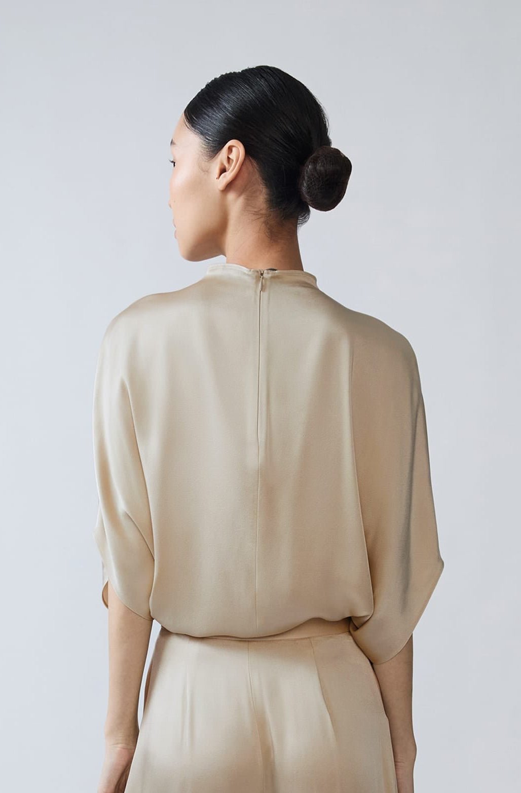 Satin Cape Tee - LAPOINTE