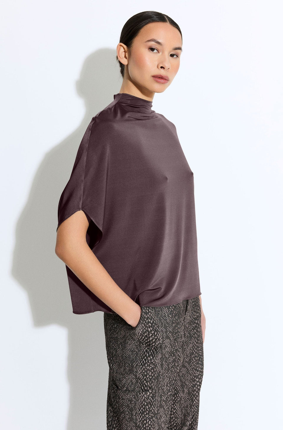 Lightweight Jersey Cape Tee