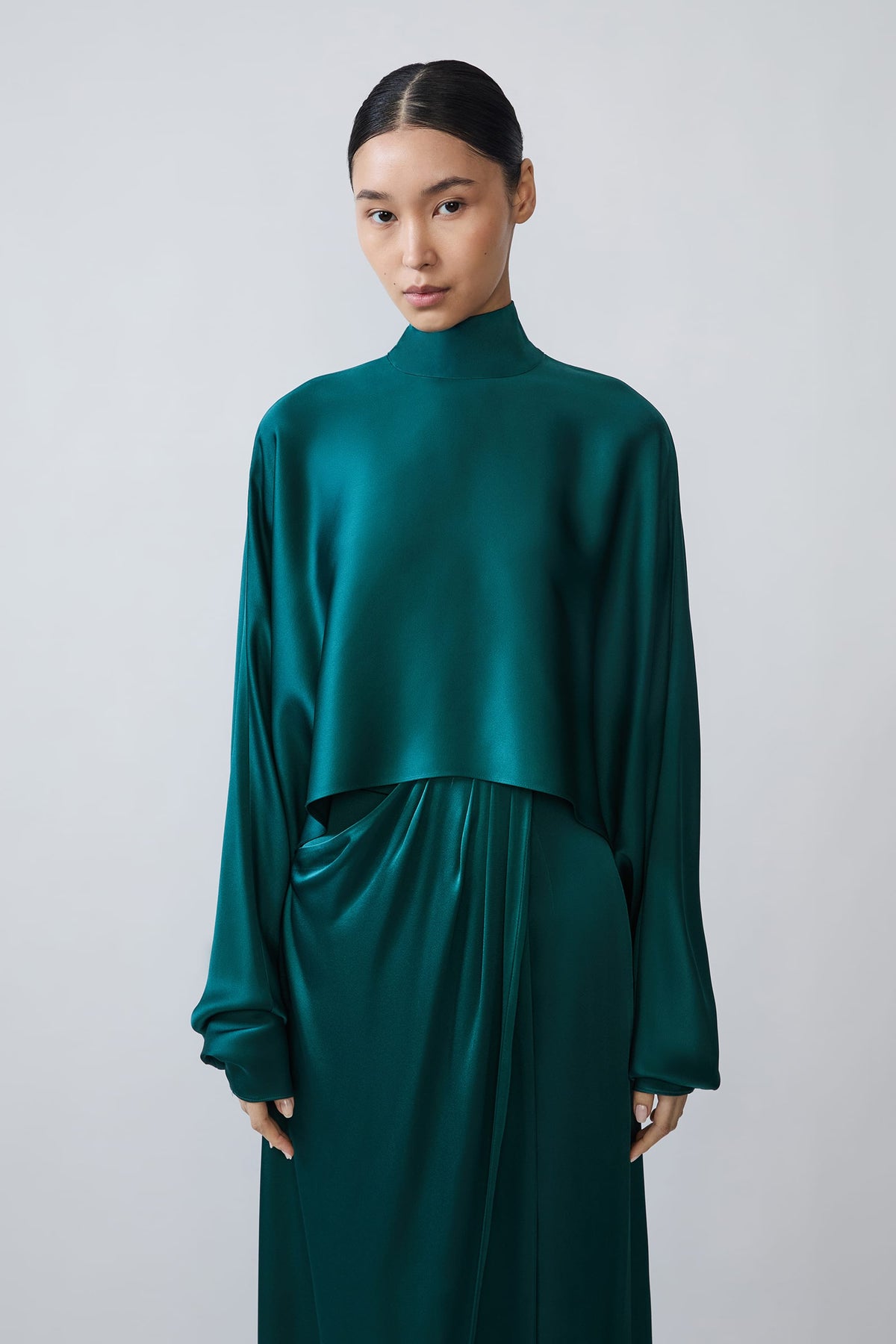 Satin Caftan Top