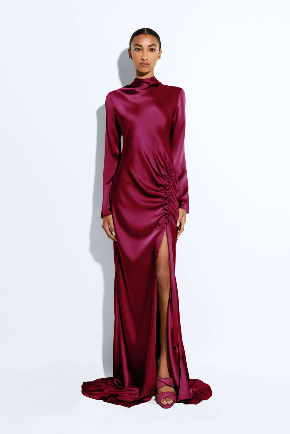 Satin Tab Gown - LAPOINTE