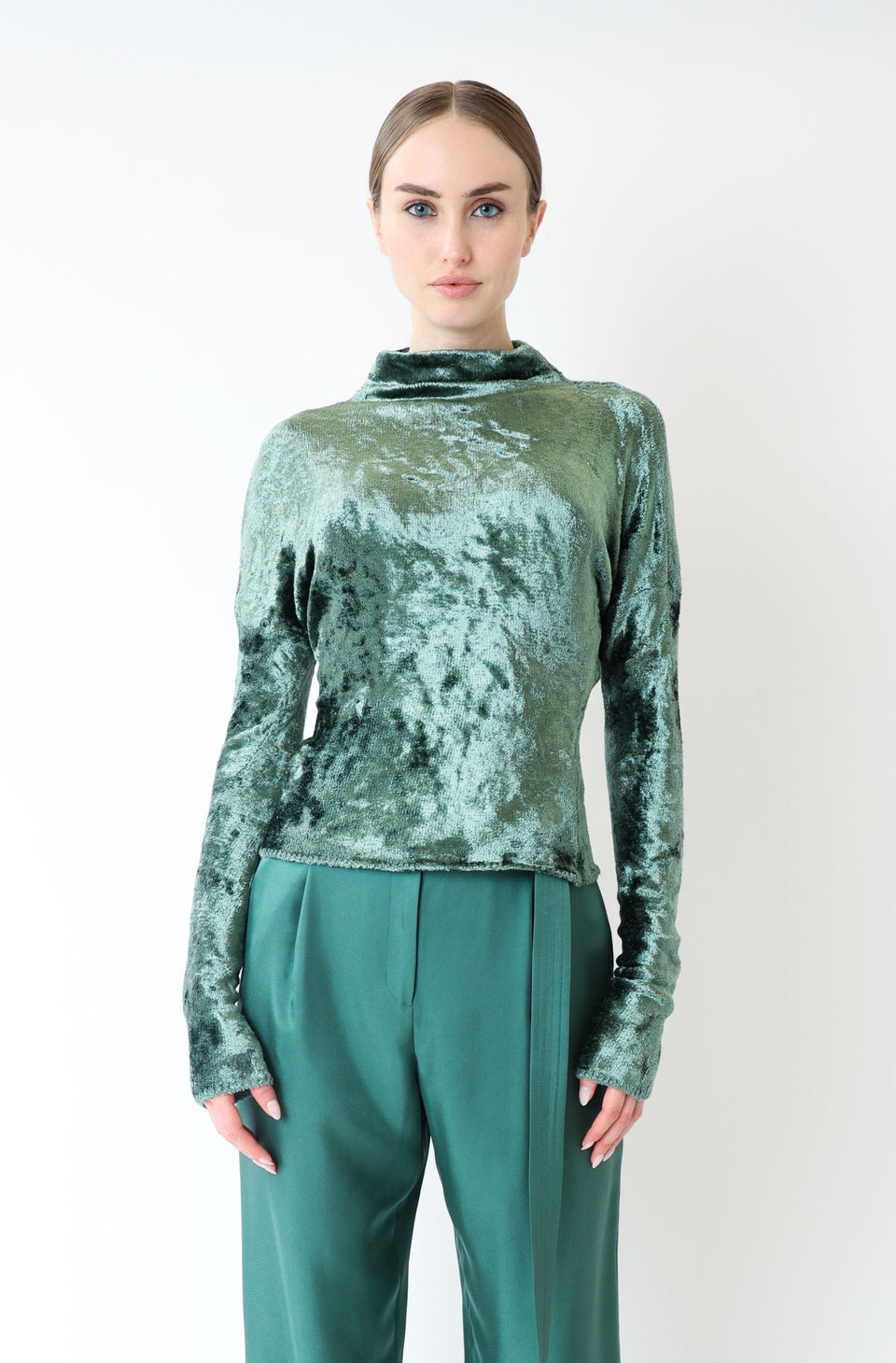 Velvet Dolman Top