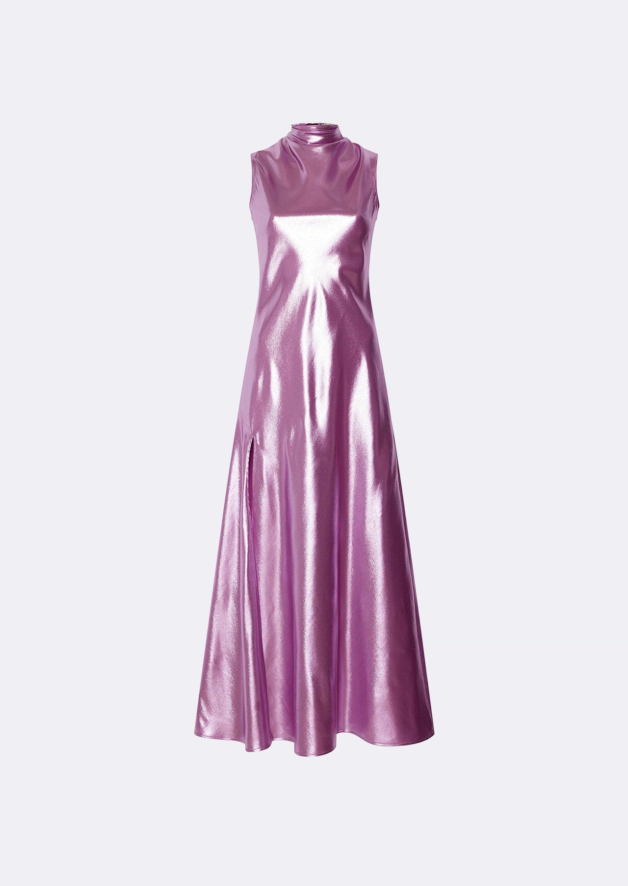 Metallic Silk Dress
