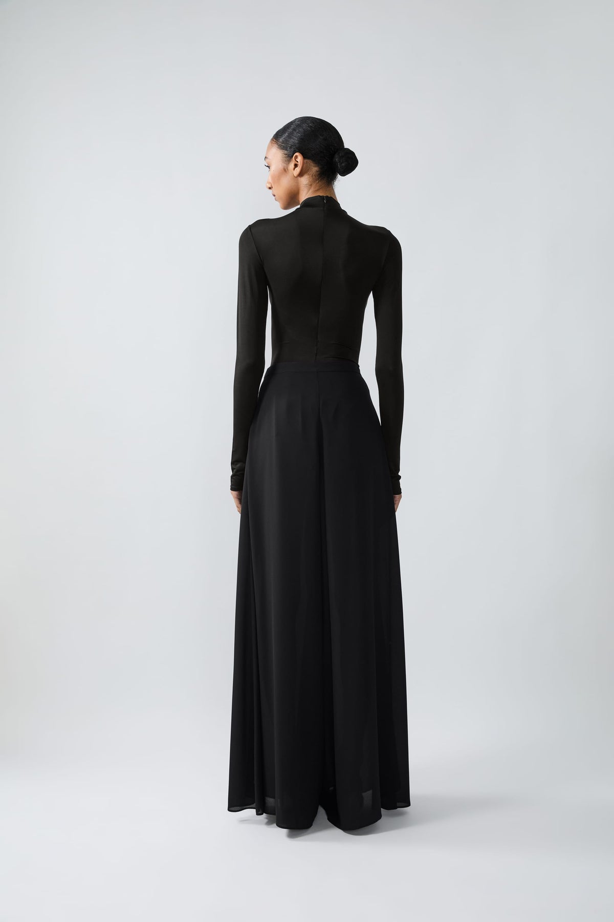 Georgette Wide Leg Pant - LAPOINTE