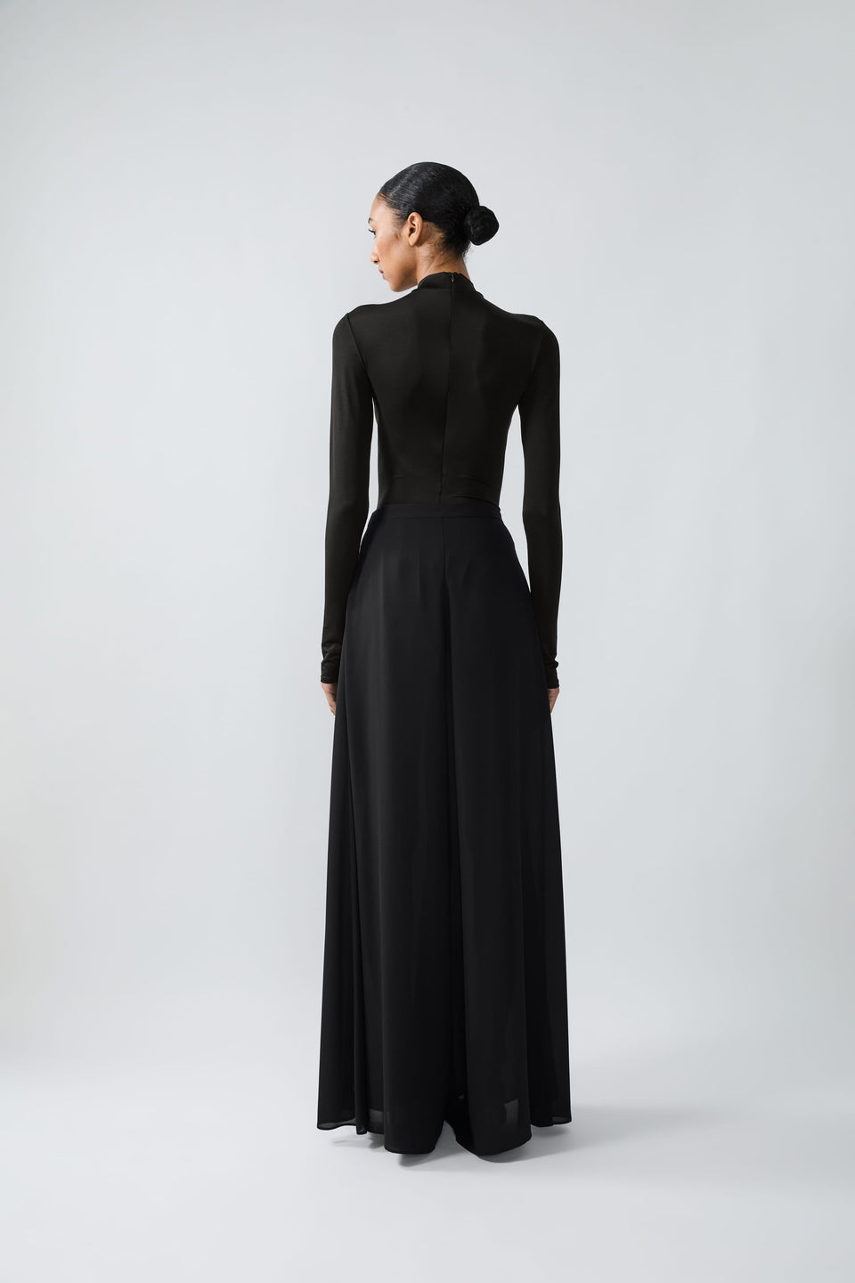 Georgette Wide Leg Pant - LAPOINTE