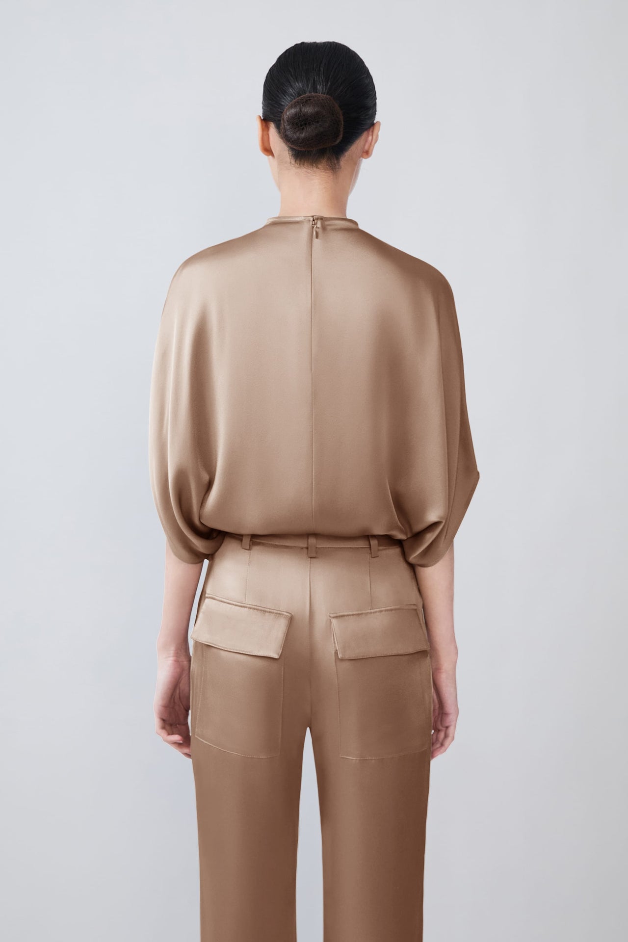 Satin Cape Tee - LAPOINTE