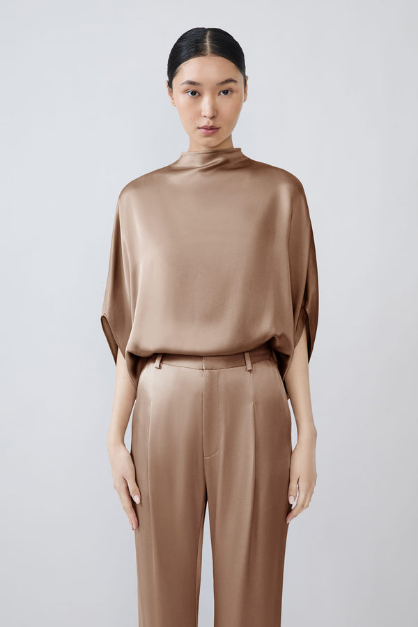 Satin Cape Tee - LAPOINTE
