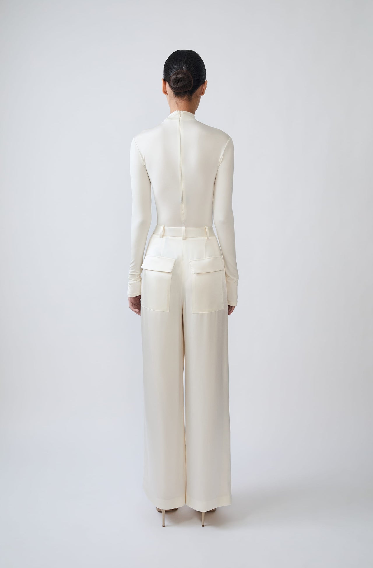 Jersey Mock Neck Bodysuit - LAPOINTE