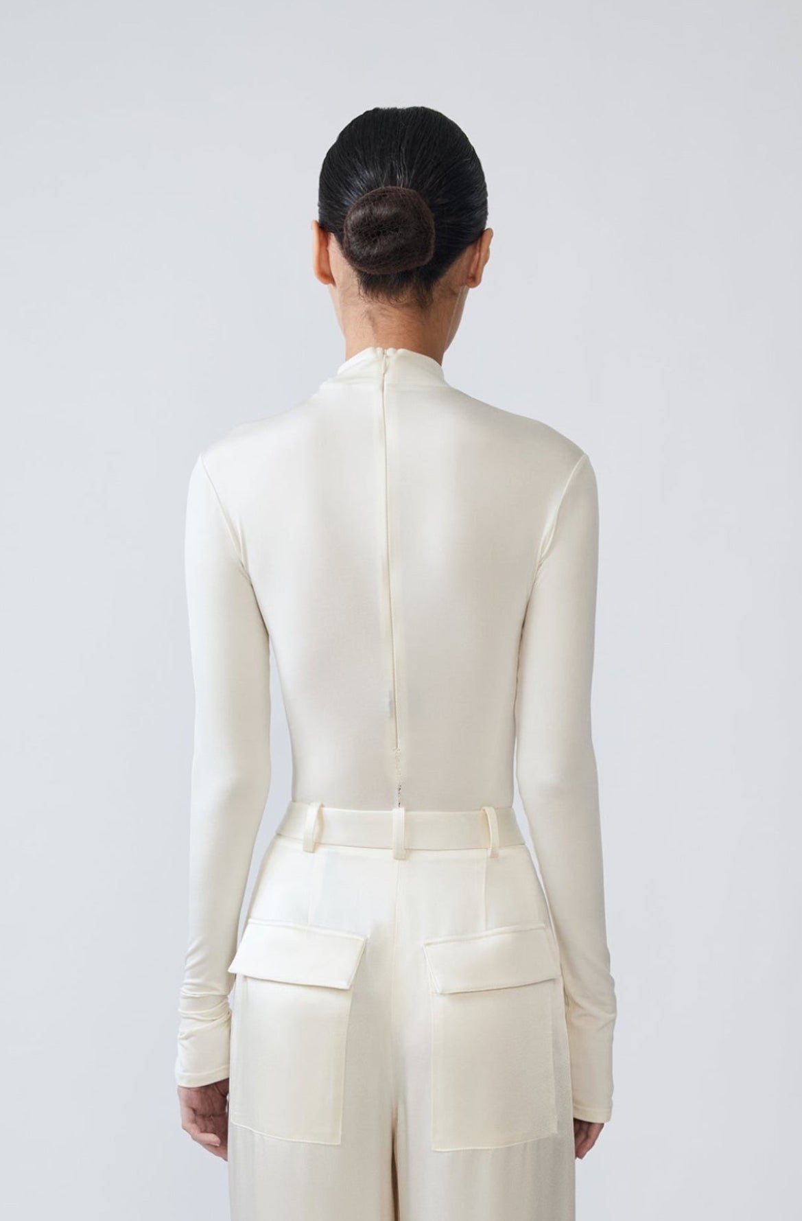 Jersey Mock Neck Bodysuit - LAPOINTE