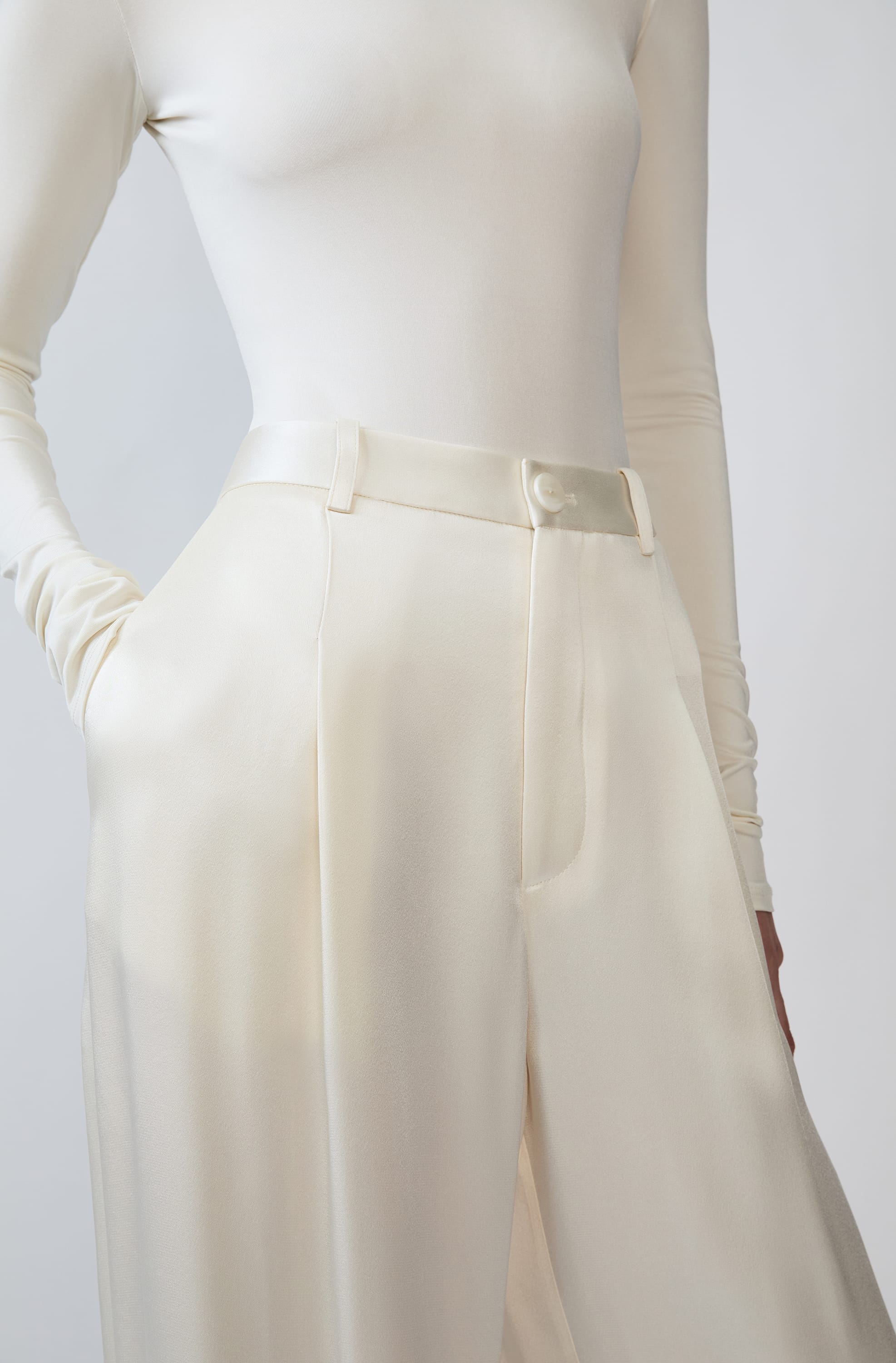 Jersey Mock Neck Bodysuit - LAPOINTE