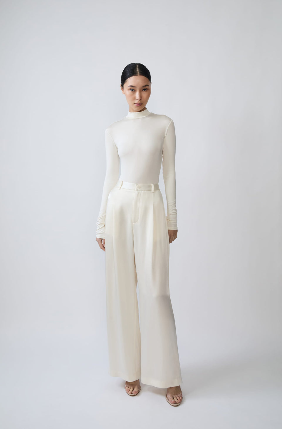 Jersey Mock Neck Bodysuit - LAPOINTE