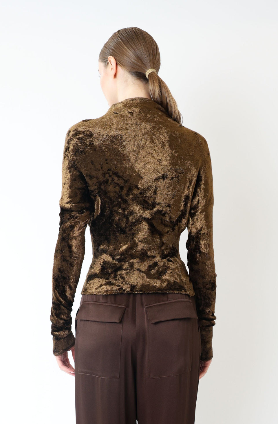 Velvet Dolman Top
