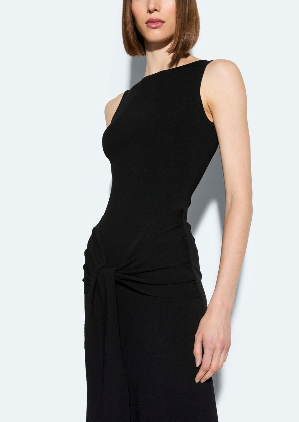 Viscose Waist Tie Dress