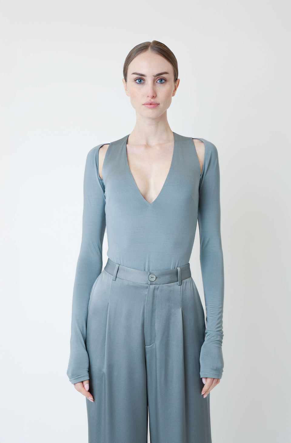 Jersey V Neck Bodysuit - LAPOINTE