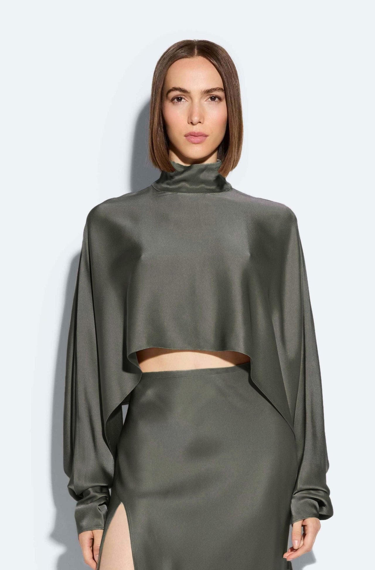 Satin Caftan Top - LAPOINTE