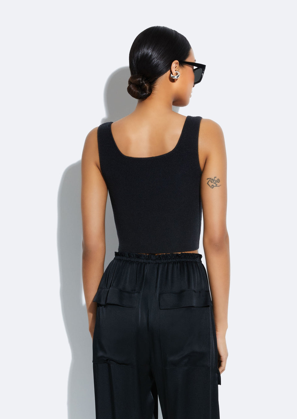 Merino Cropped Tank