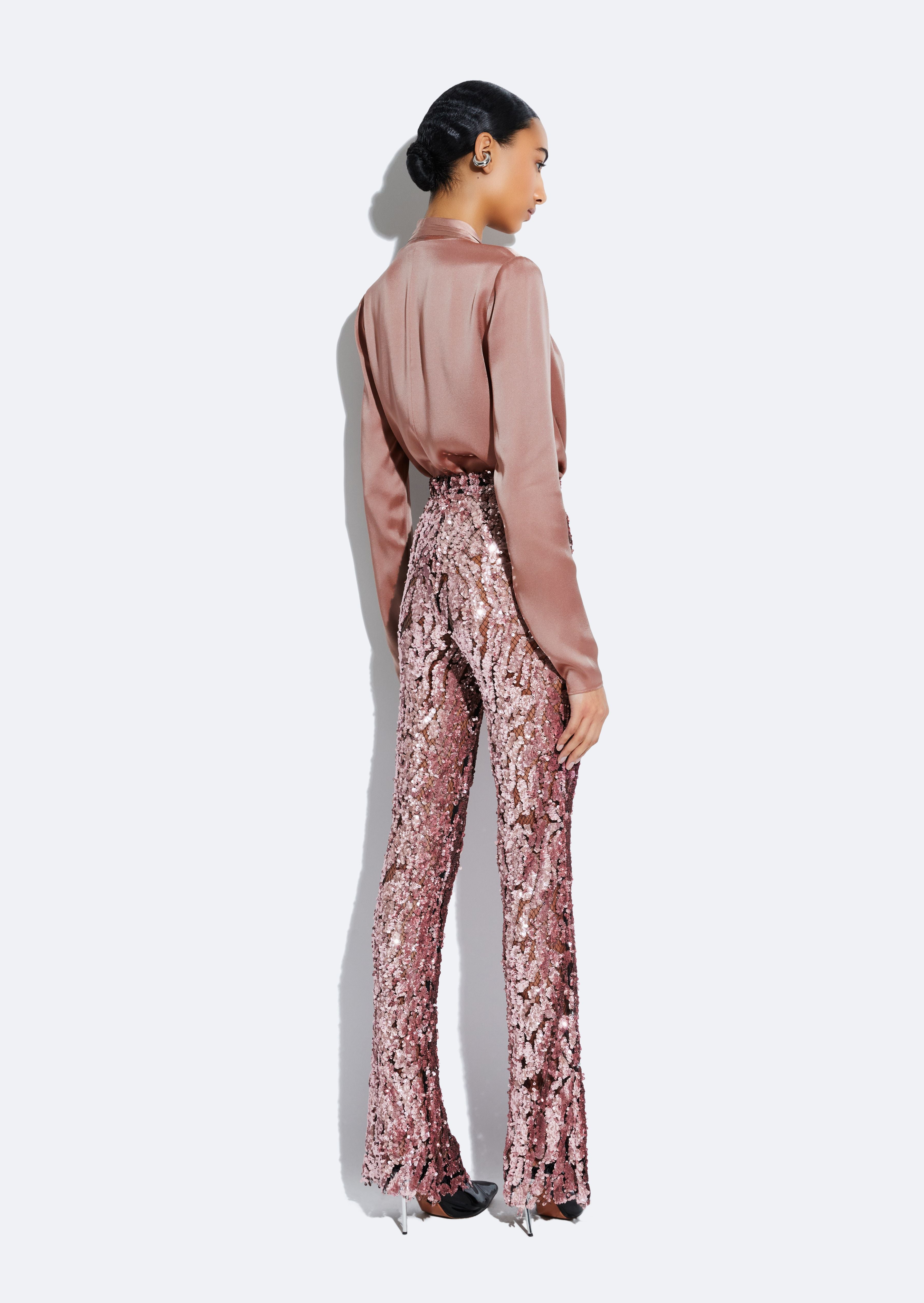 Sequin Flare Pant