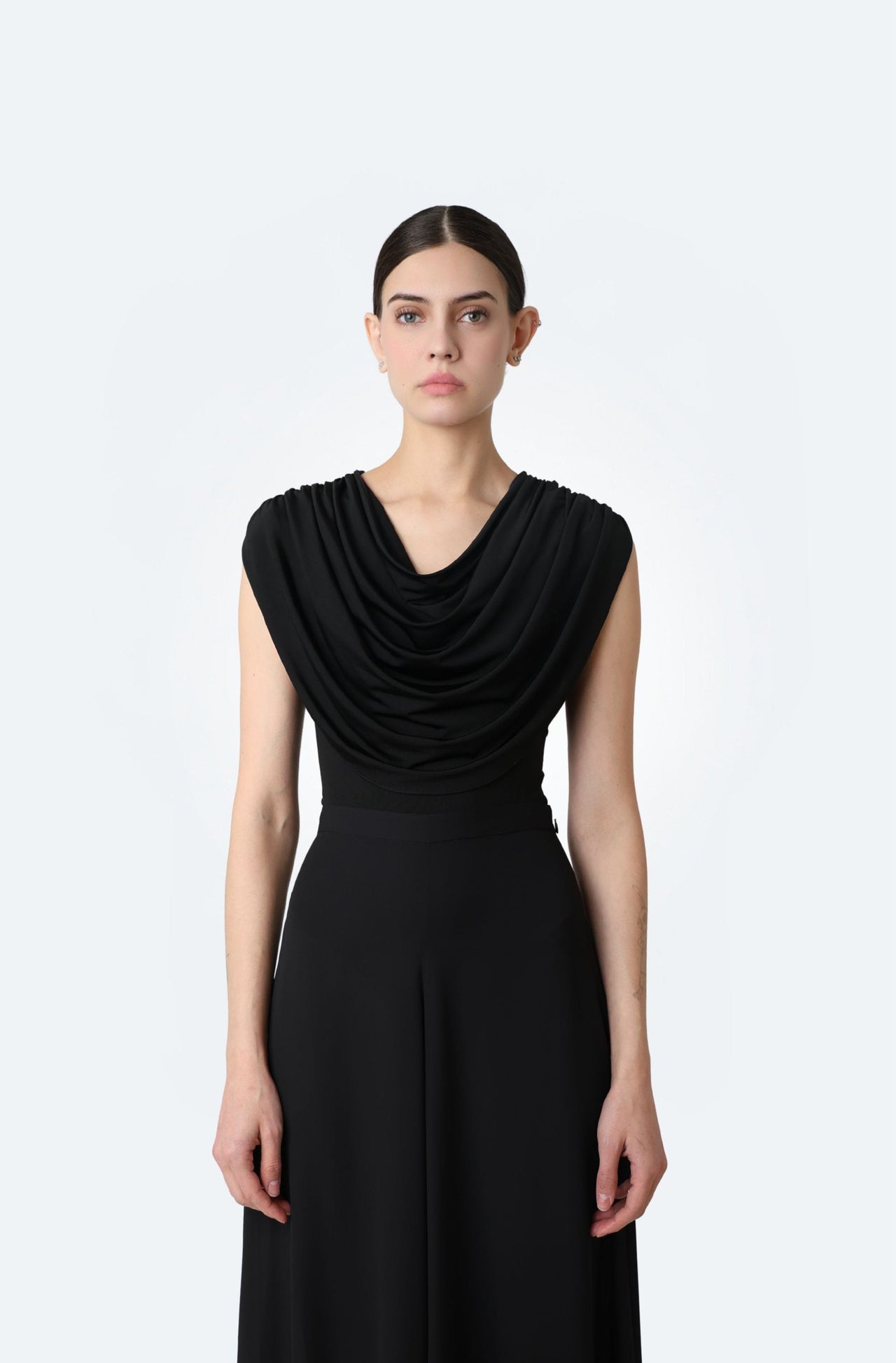 Jersey Cowl Neck Bodysuit - LAPOINTE