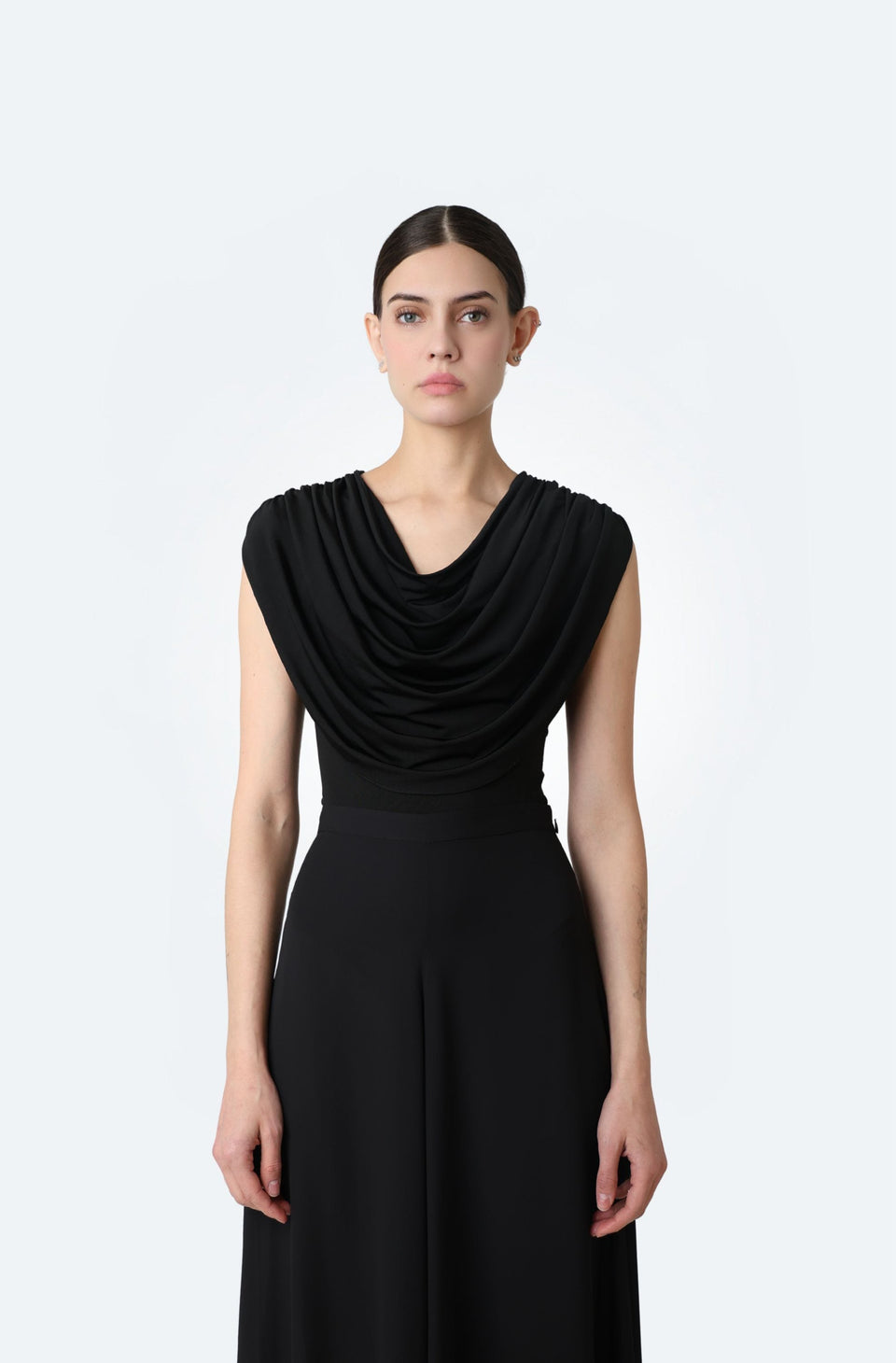 Jersey Cowl Neck Bodysuit - LAPOINTE