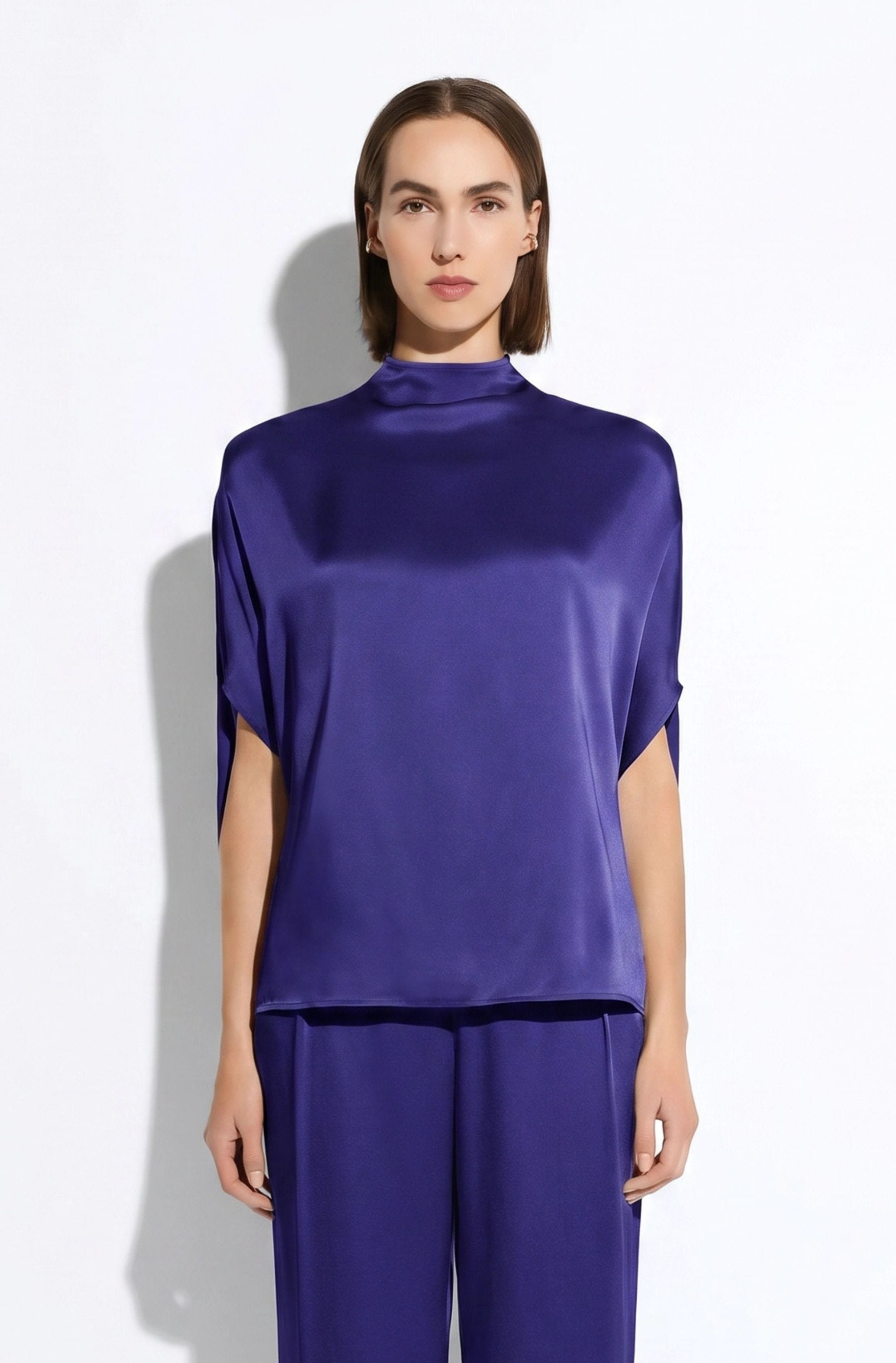 Satin Cape Tee