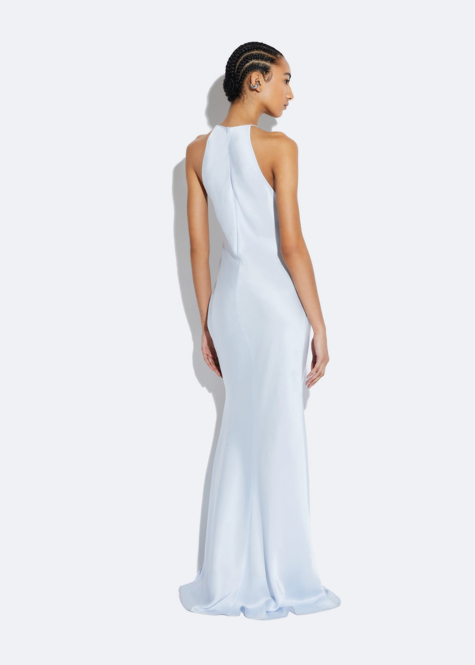 Satin Halter Gown