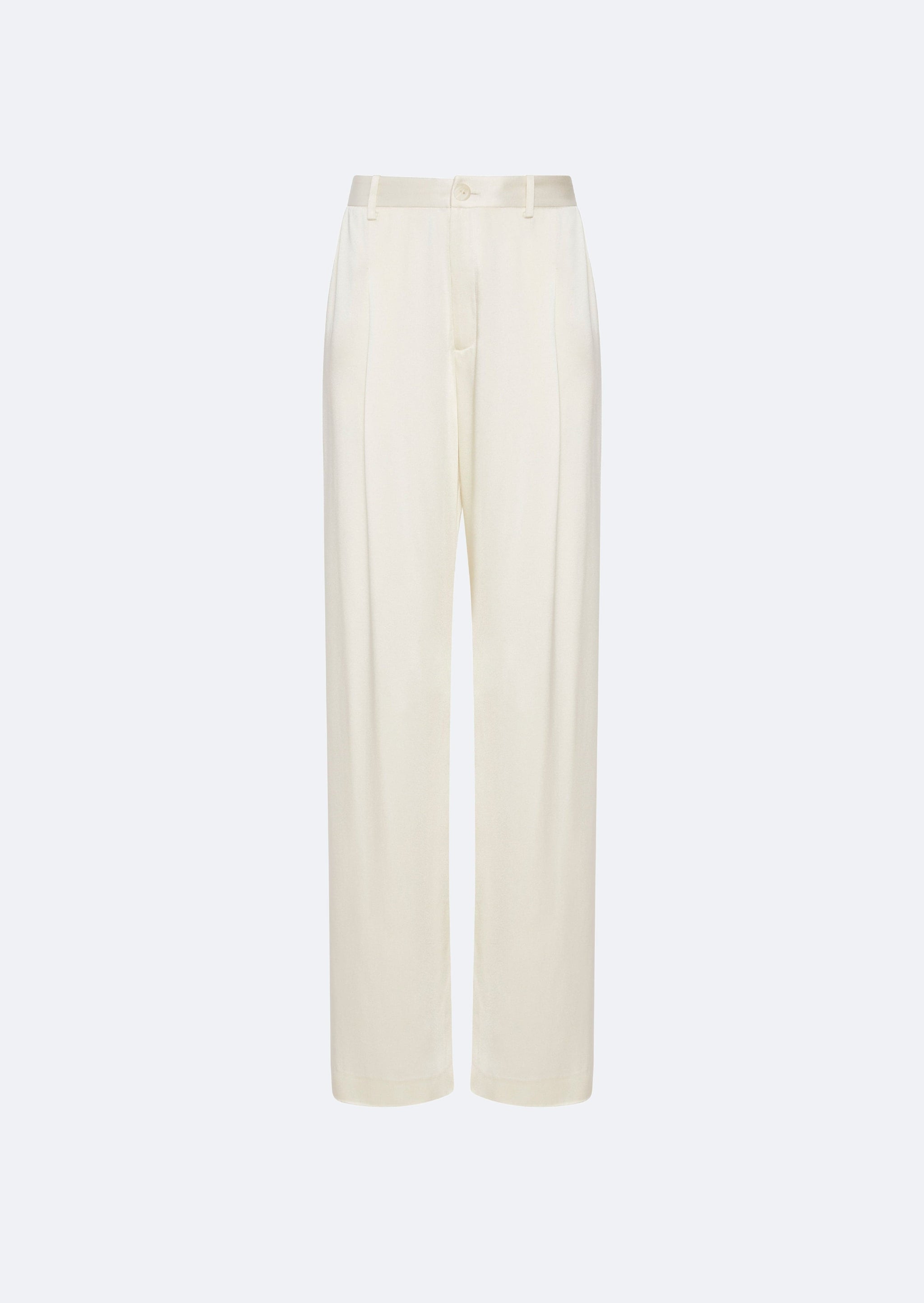 Satin Relaxed Pleated Pant