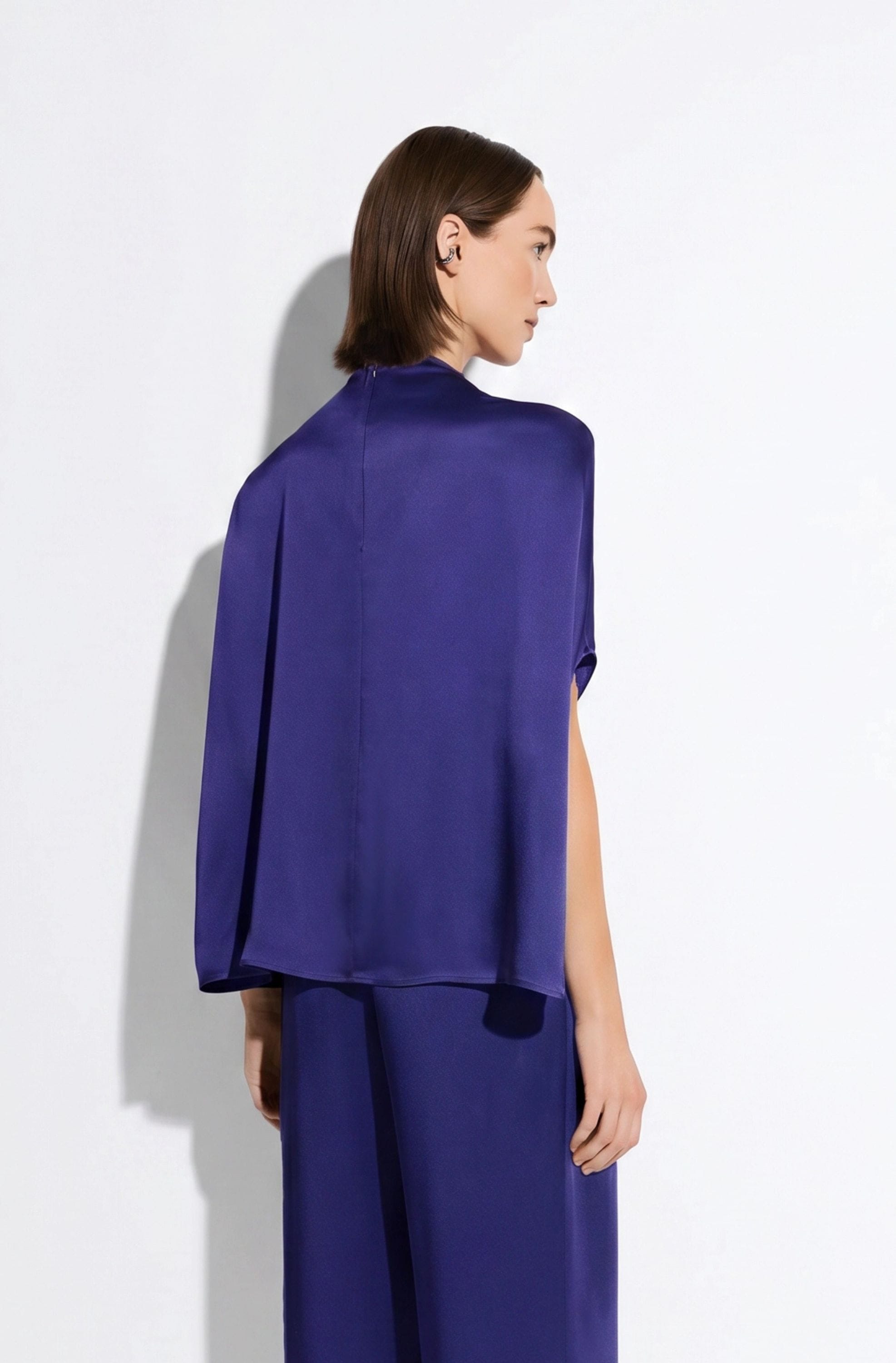 Satin Cape Tee