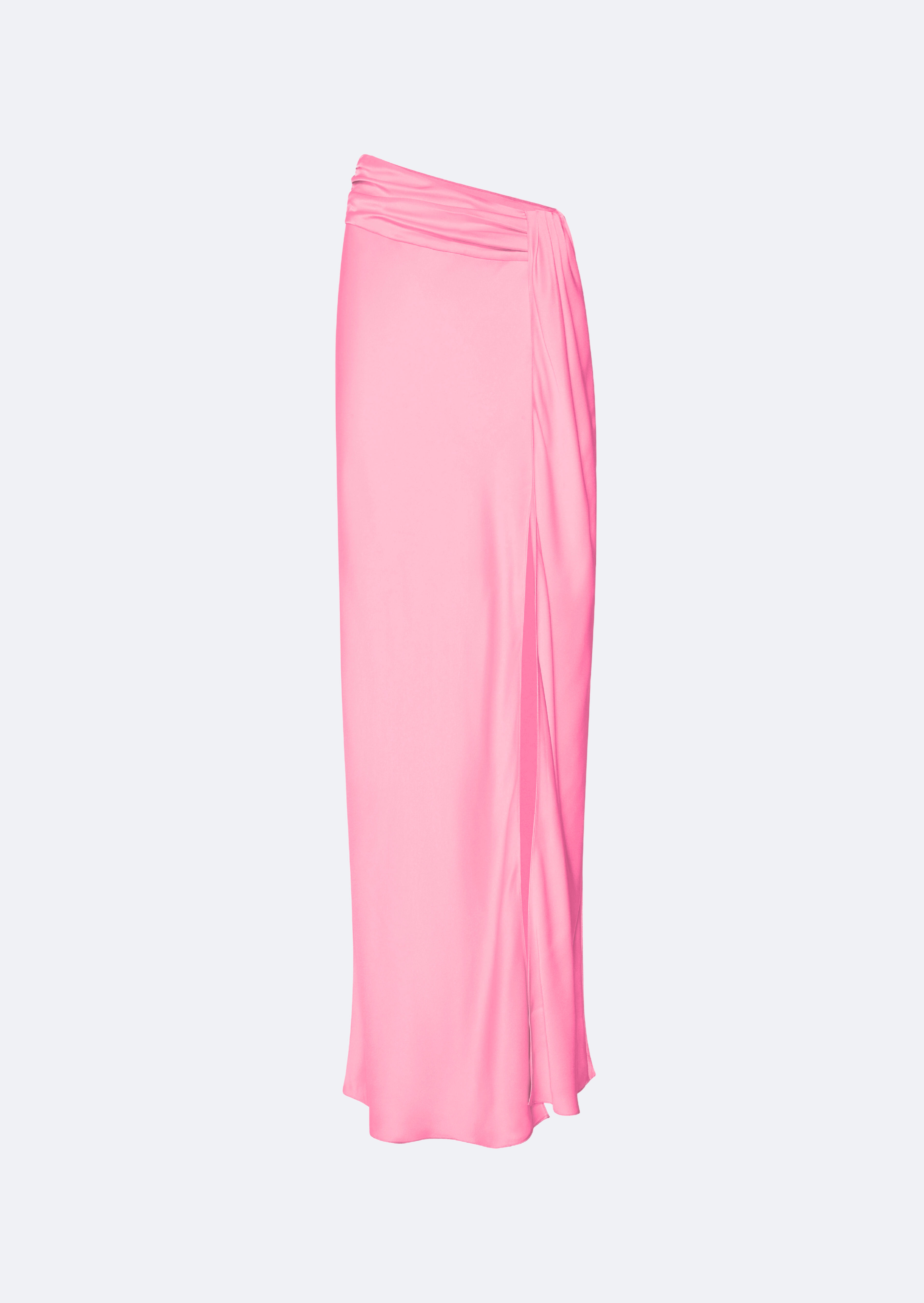 Satin Asymmetric Skirt