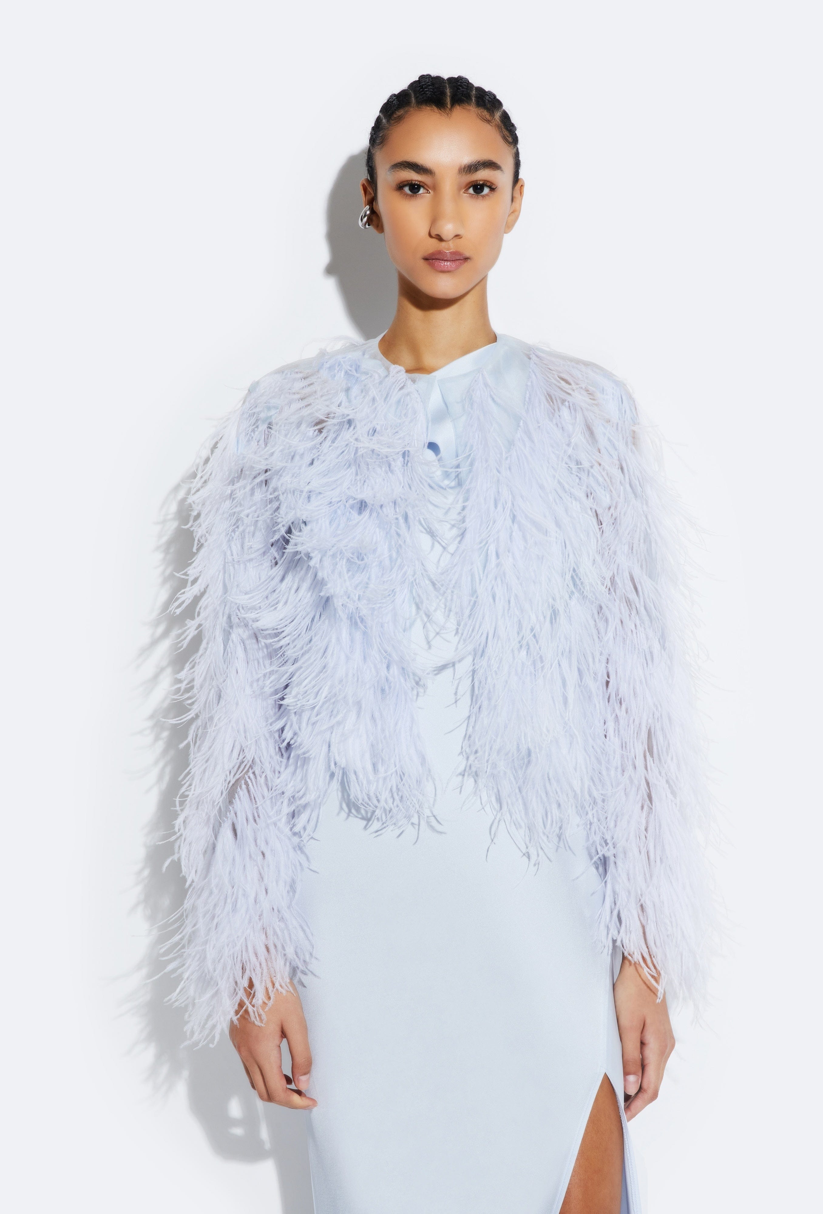 Dove sales feather jacket