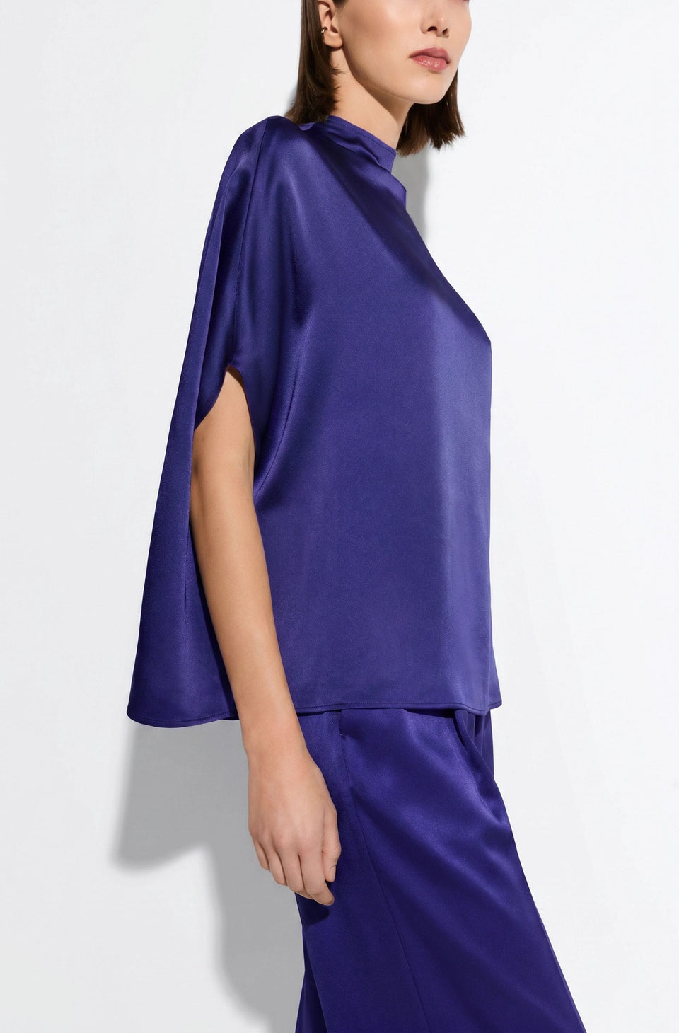 Satin Cape Tee
