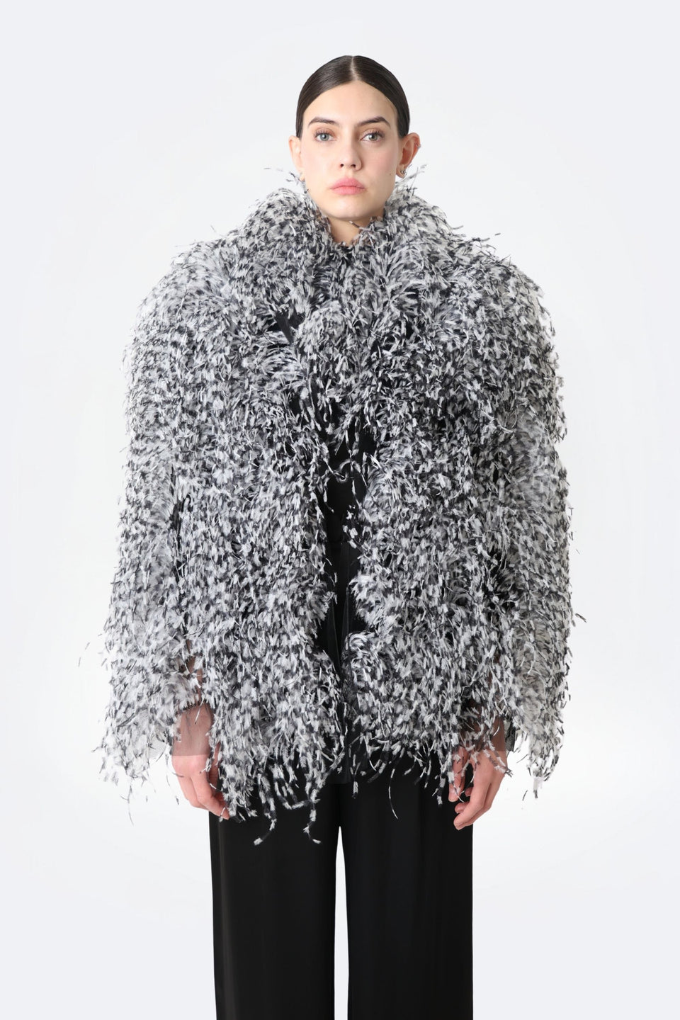 Marbled Feathers Jacket - LAPOINTE