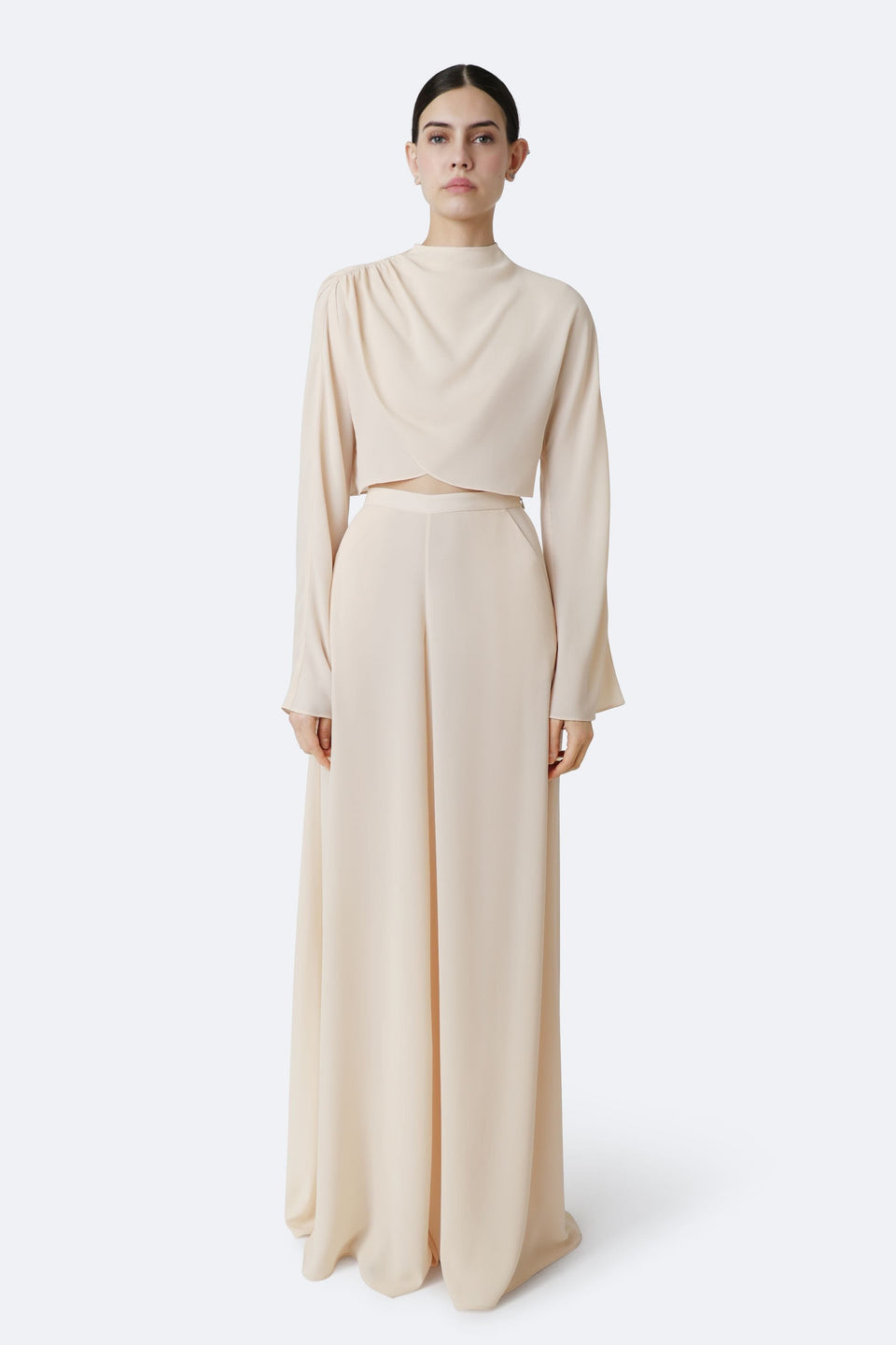 Georgette Wide Leg Pant - LAPOINTE