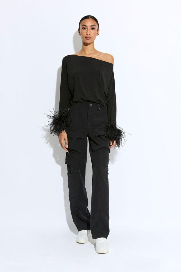 Stretch Drape Crepe Utility Pant - LAPOINTE